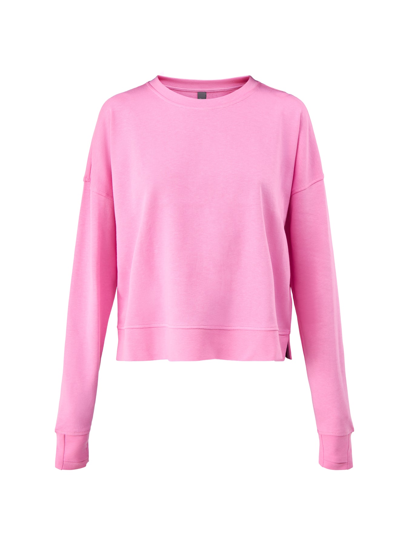 After Class Crop Sweatshirt Pink