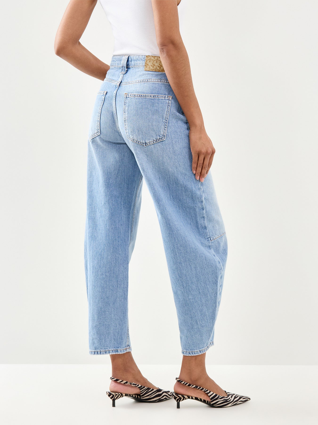 Frankie Barrel Jeans Denim 30"
