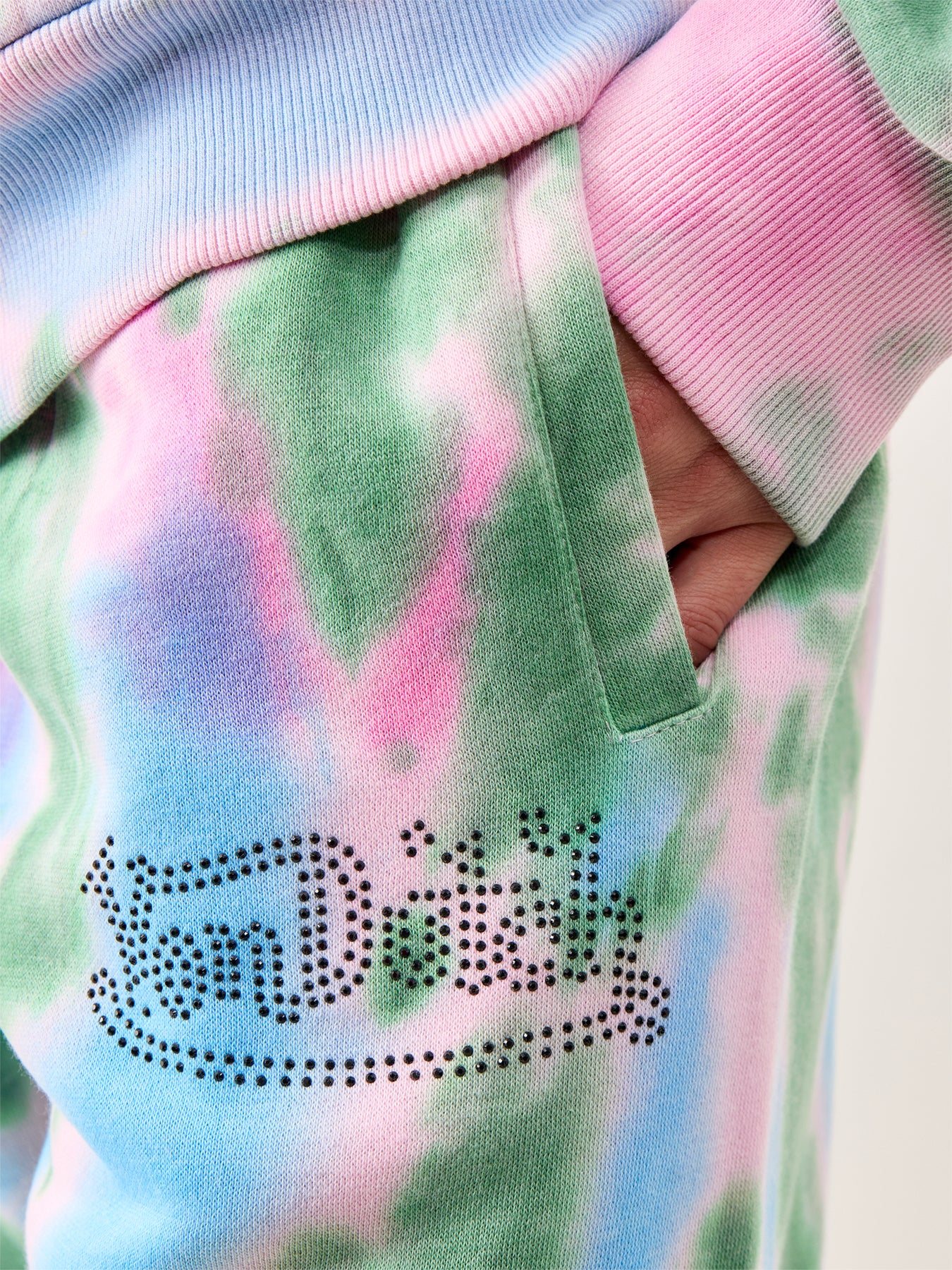 Tie-Dye Cuff Relaxed Joggers Multi