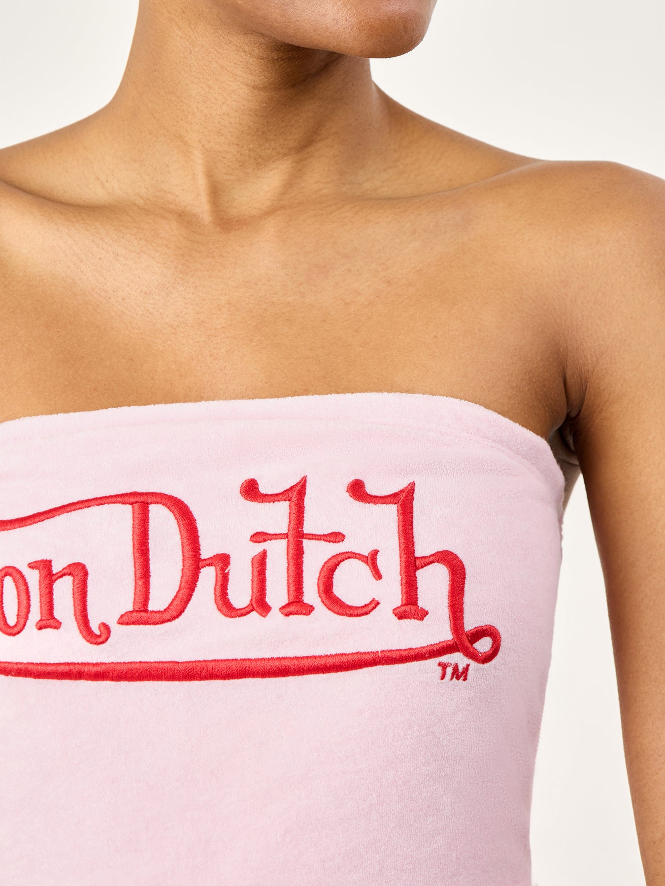 Logo Tube Top Pink