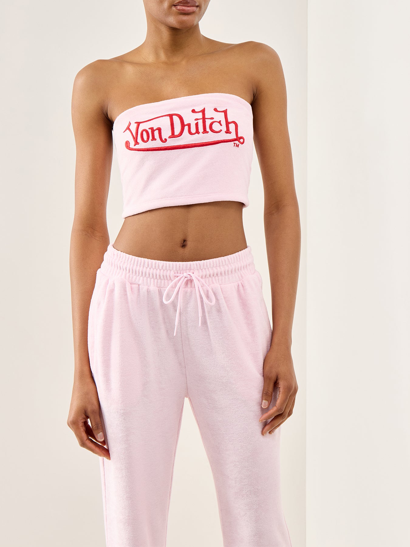 Logo Tube Top Pink