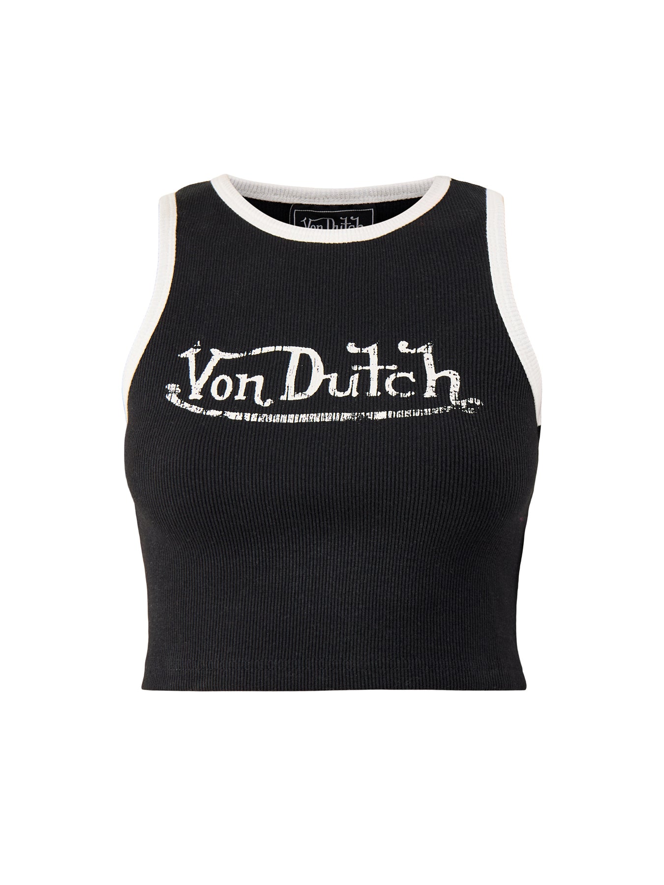 Contrast Tank Black