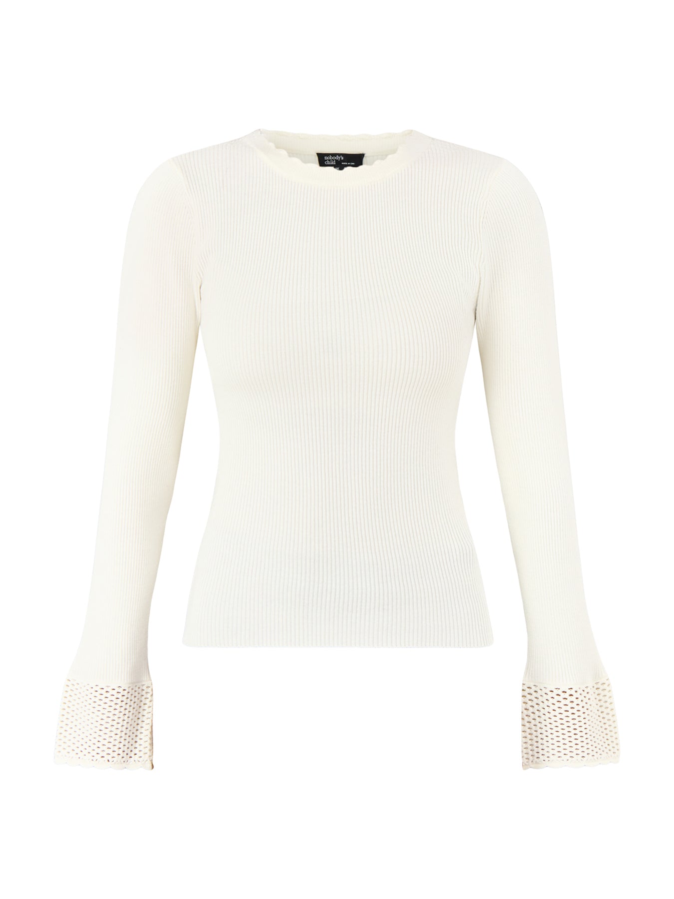 Crochet Cuff Top White