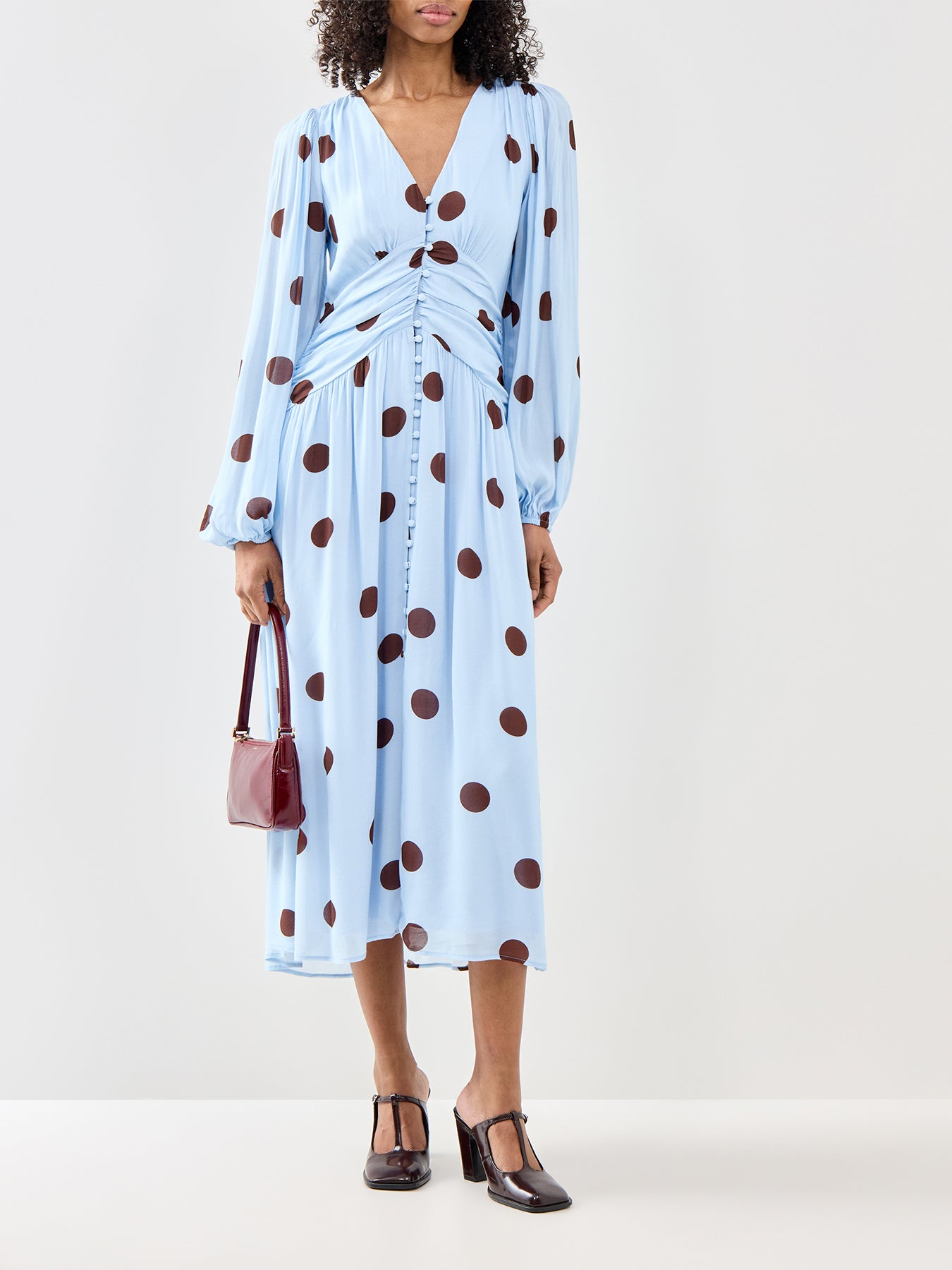 Luna Midaxi Dress Blue