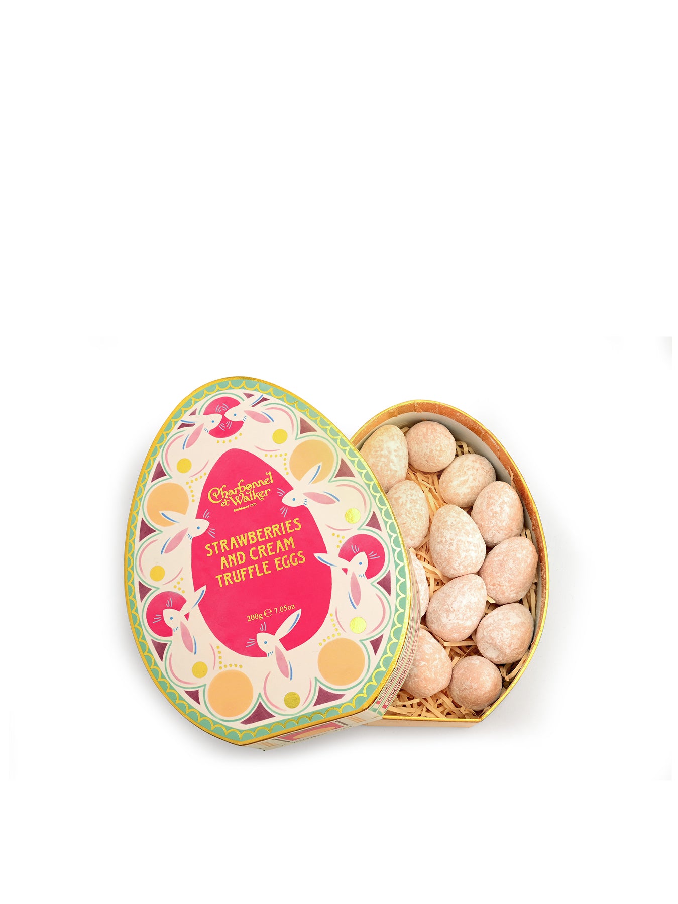 Strawberries & Cream Egg Truffles 200g