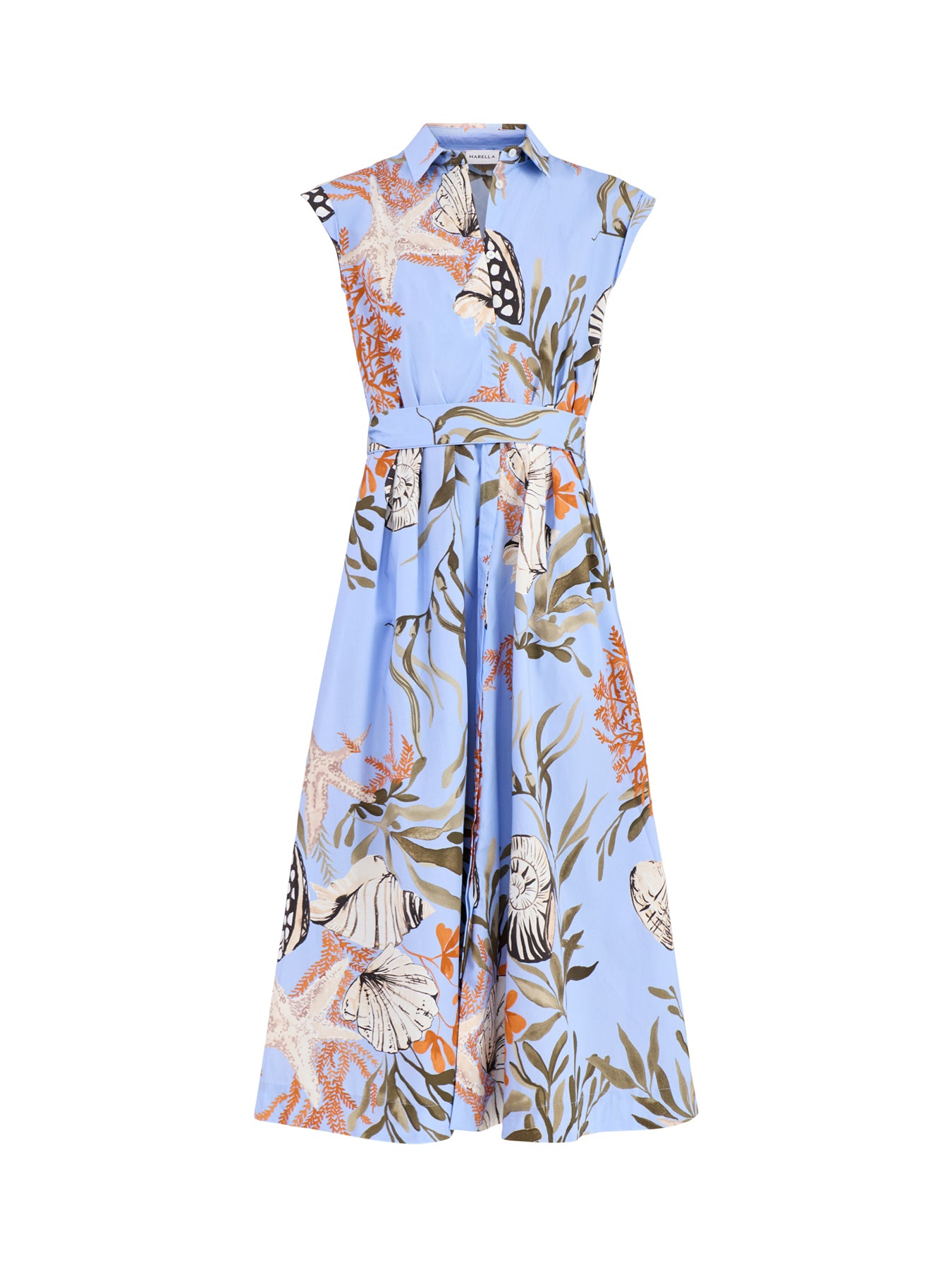 Padana Midi Dress Blue