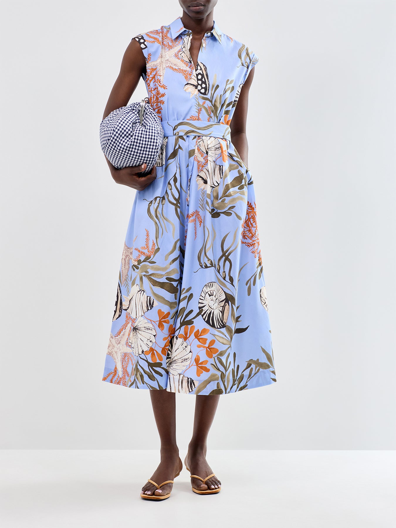 Padana Midi Dress Blue