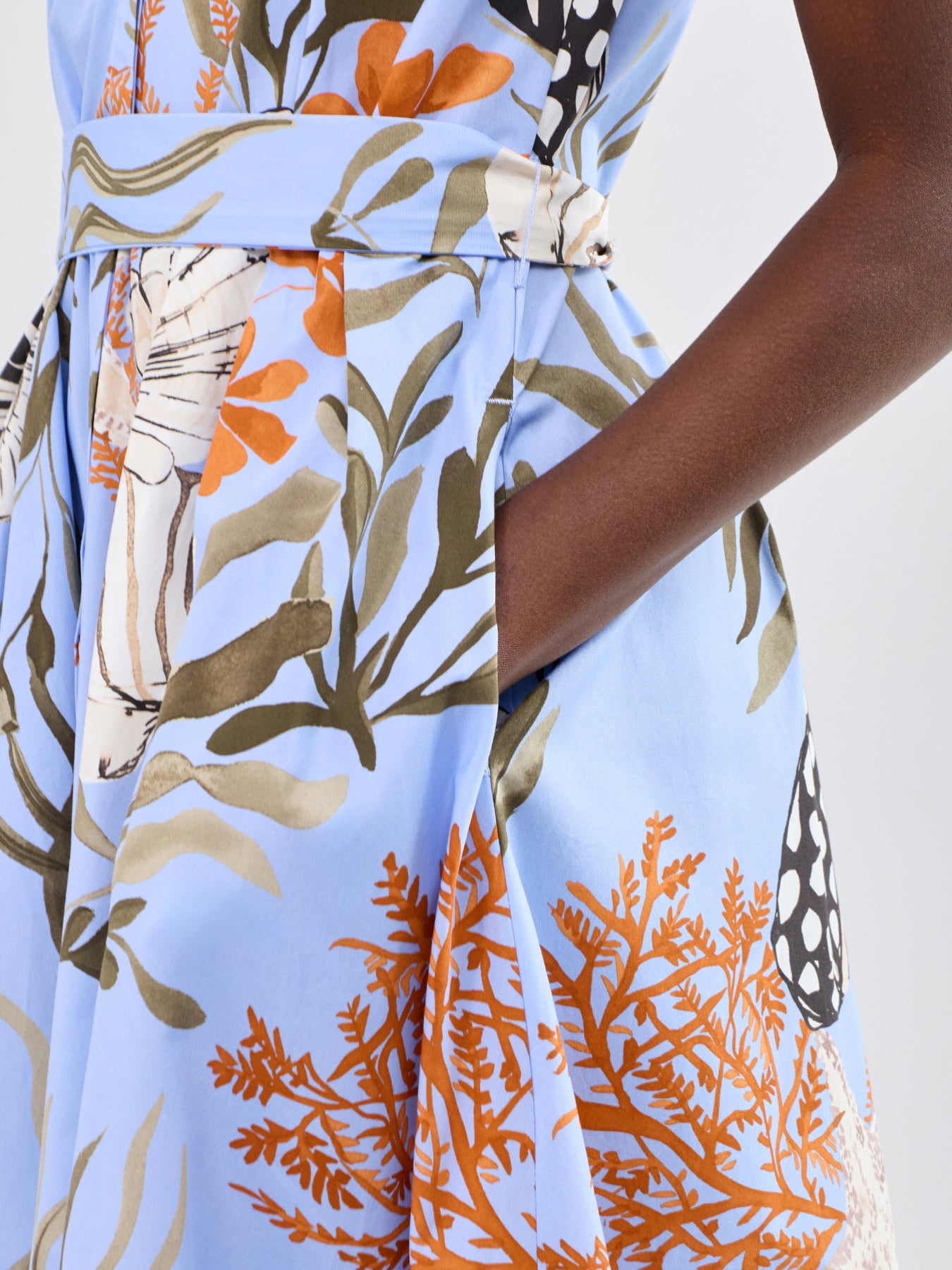 Padana Midi Dress Blue