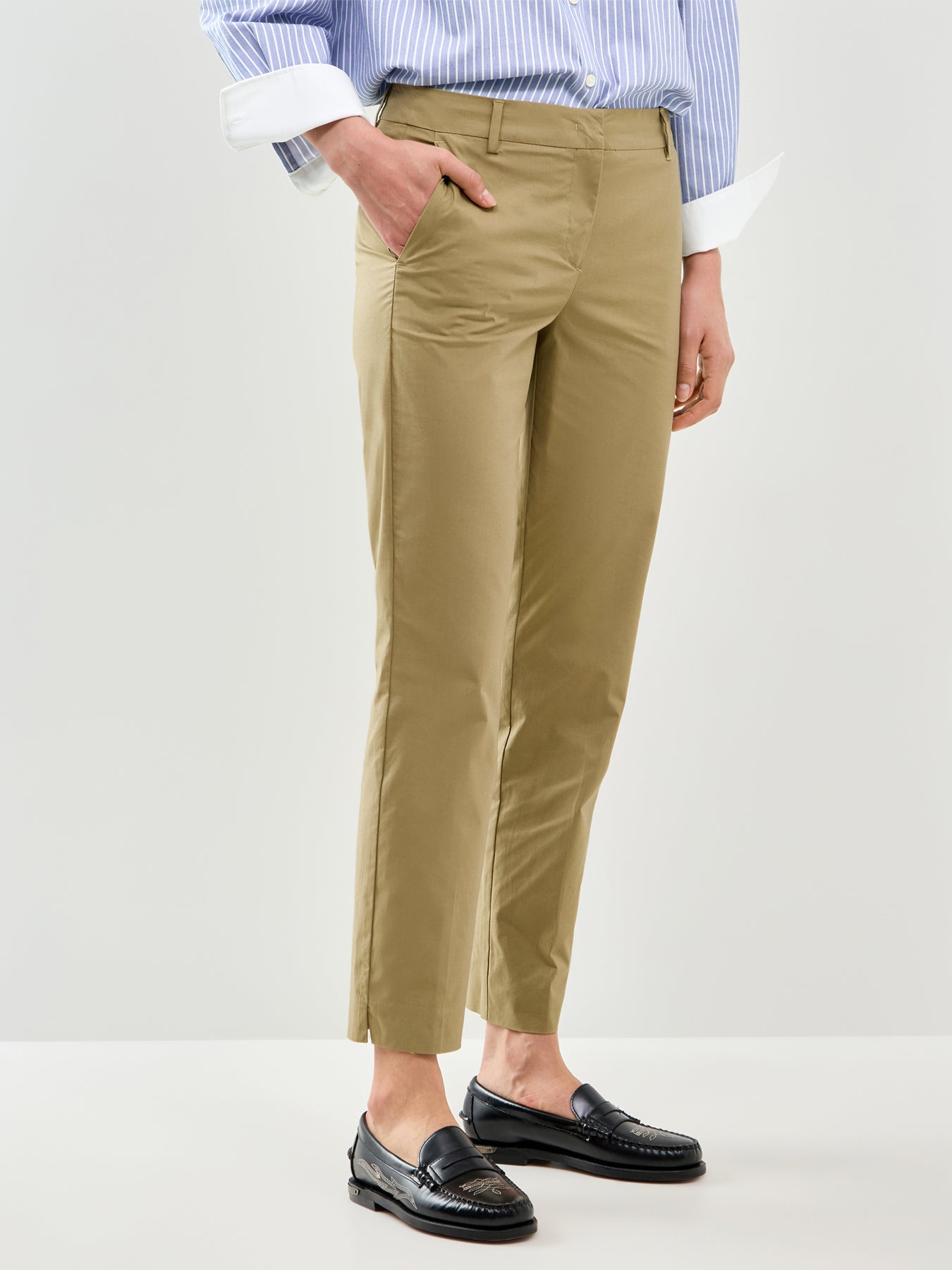 Gettone Tailored Trousers Beige