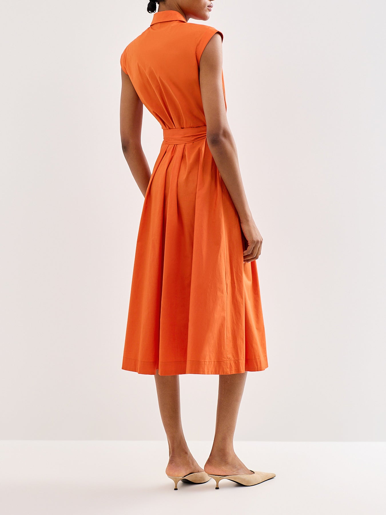 Padana Shirt Dress Orange