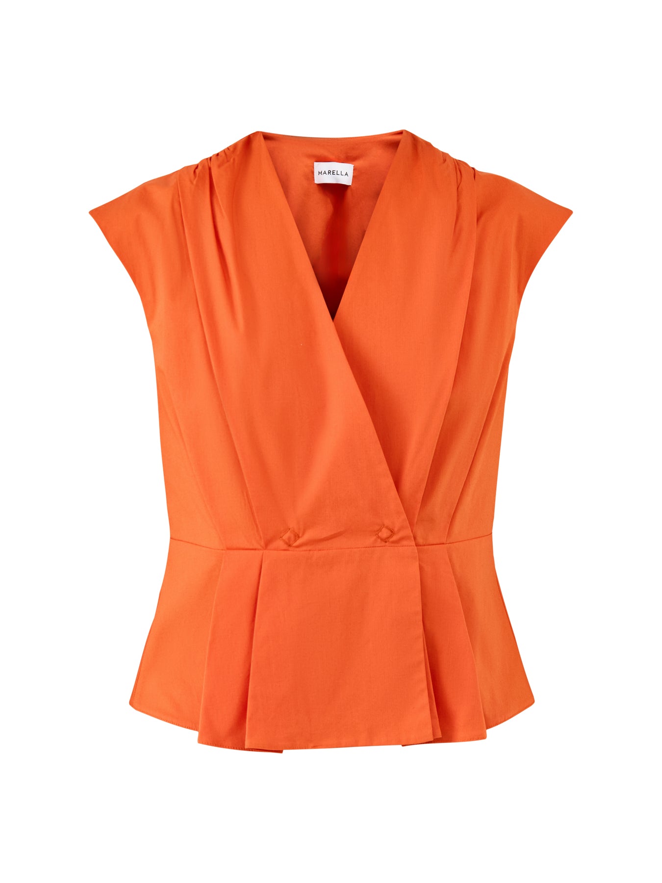 Bazar Waistcoat Top Orange