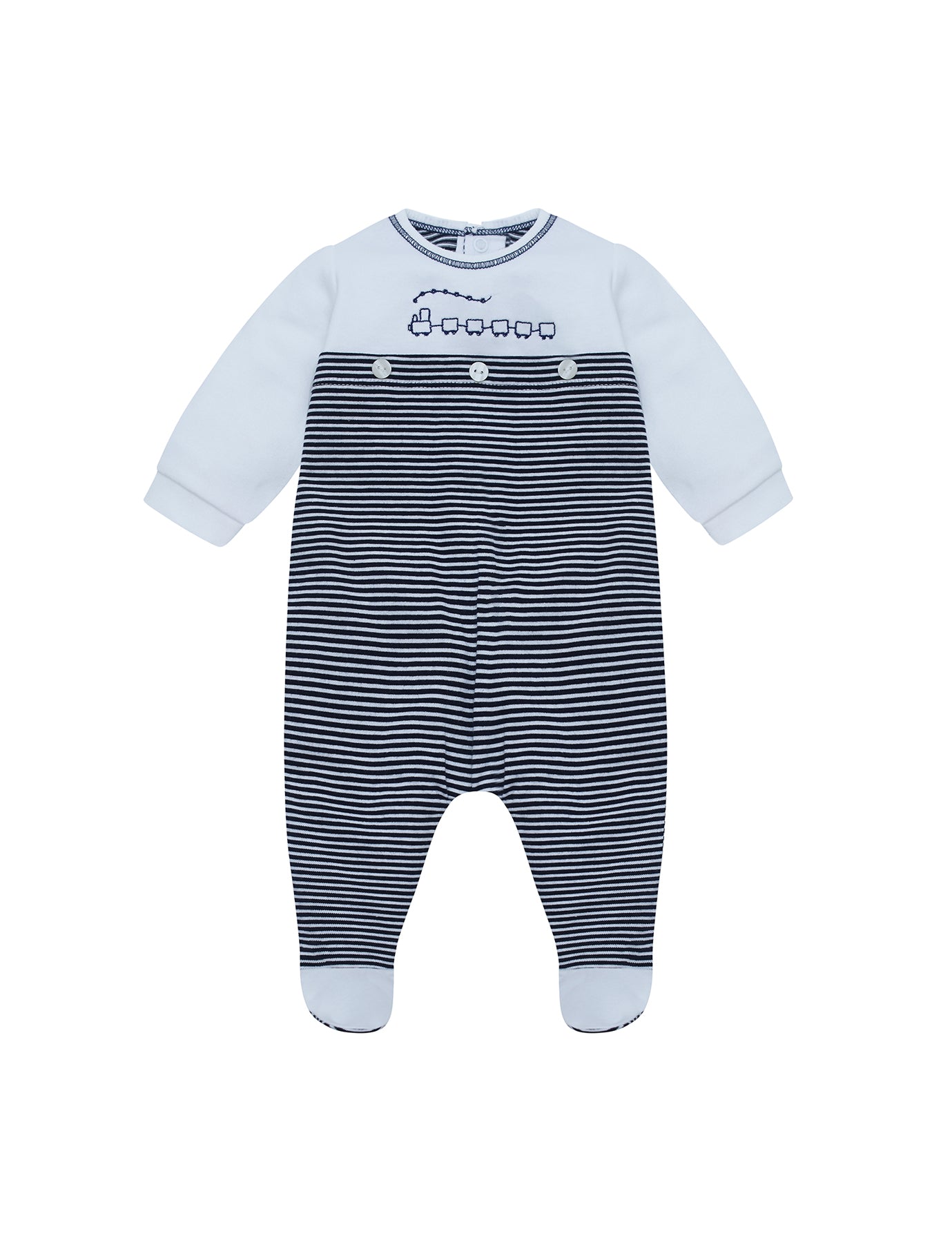 Baby Lincoln Jersey All-In-One Navy