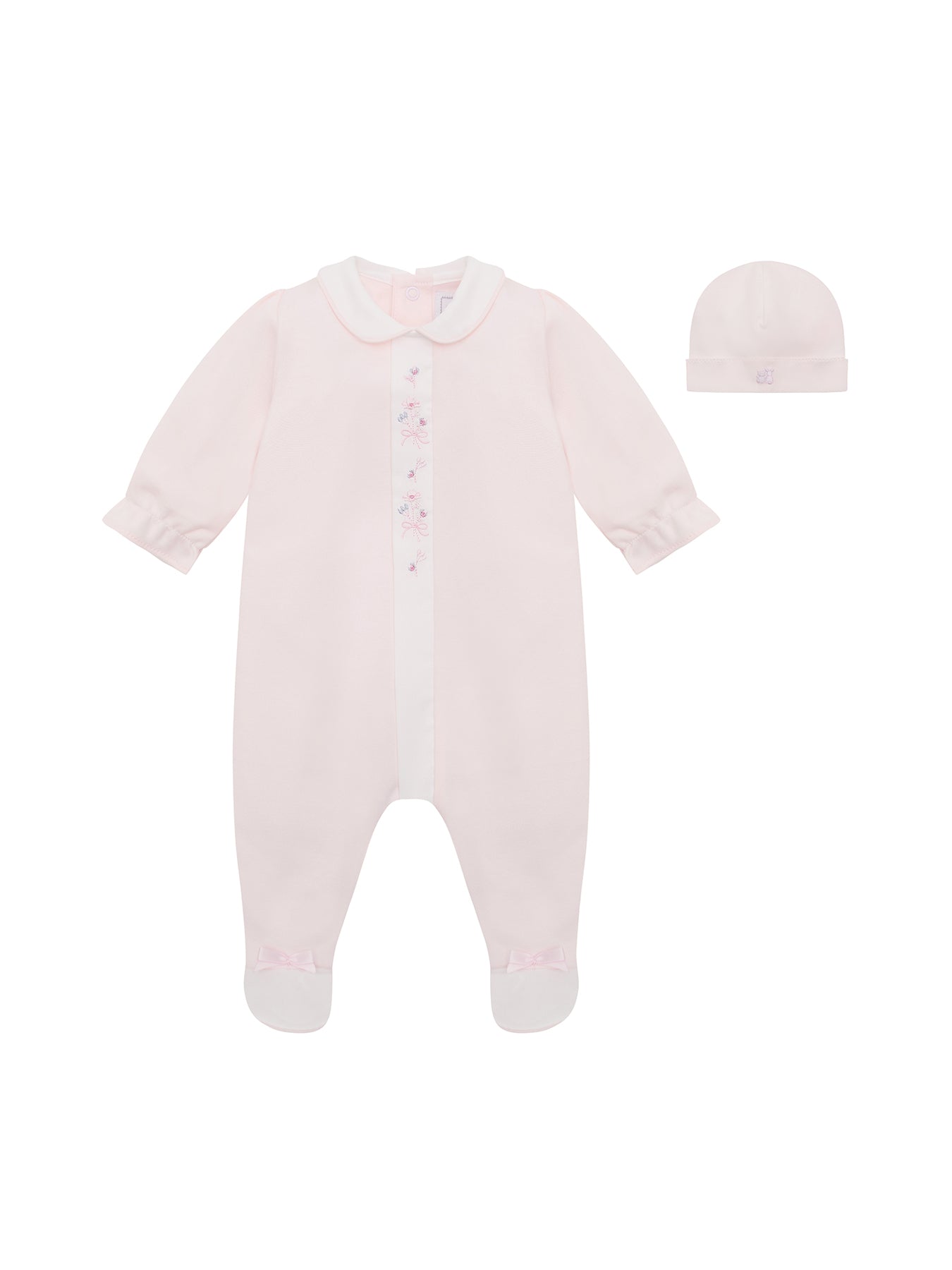 Baby Loretta Interlock All-In-One Pink