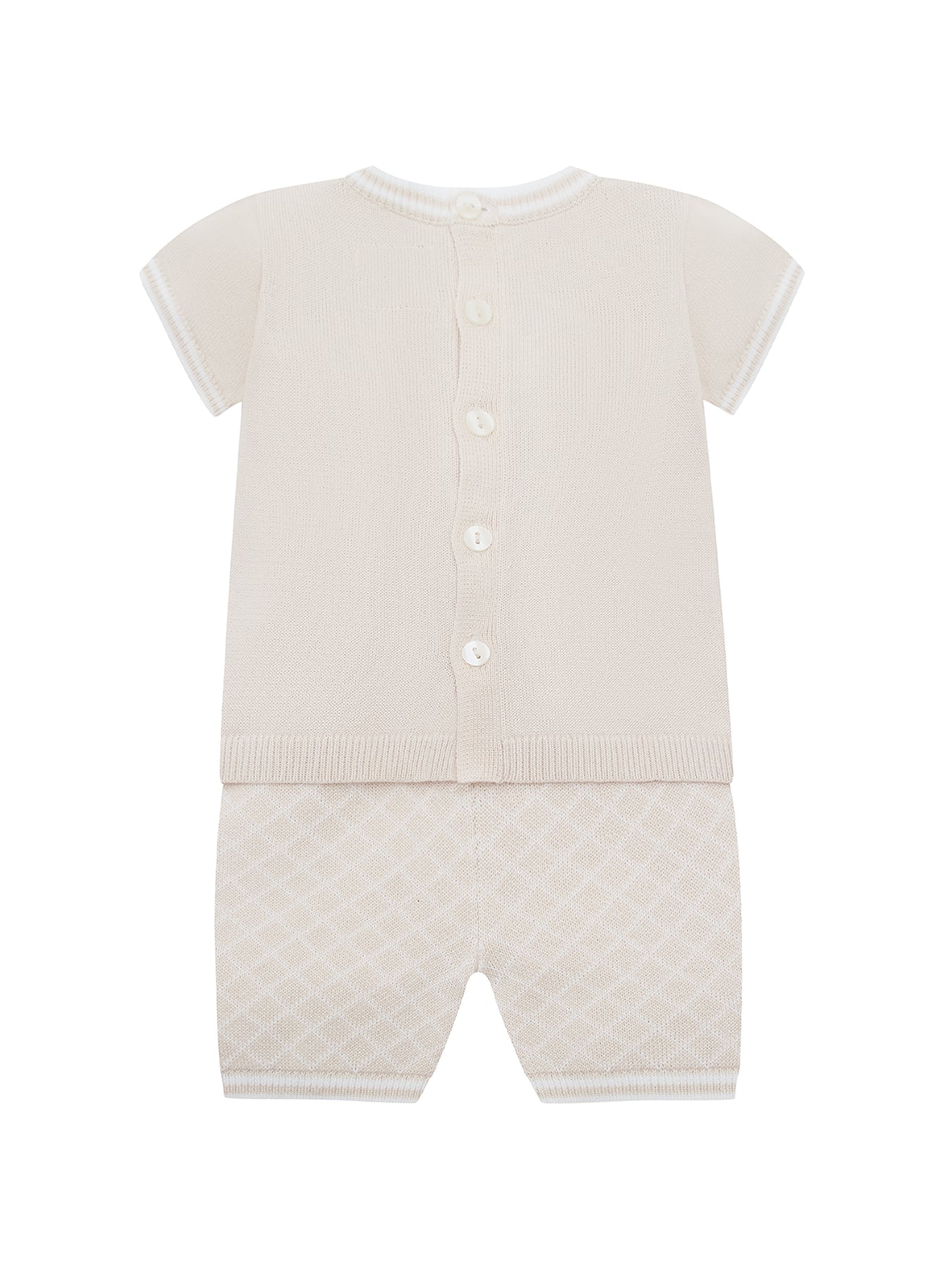 Baby Lennox Knitted Two-Piece Set Cream
