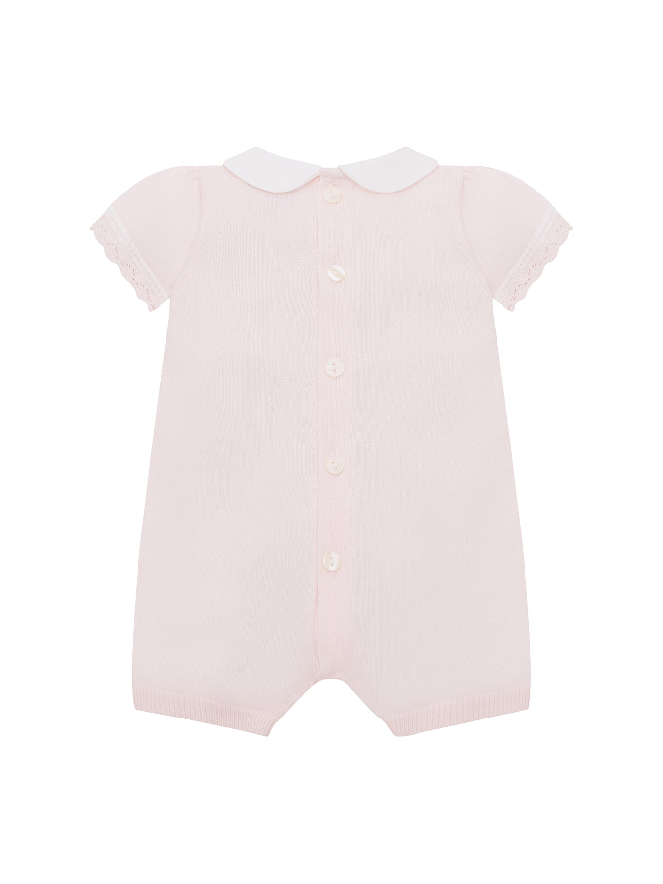 Baby Layla Knitted Romper Pink
