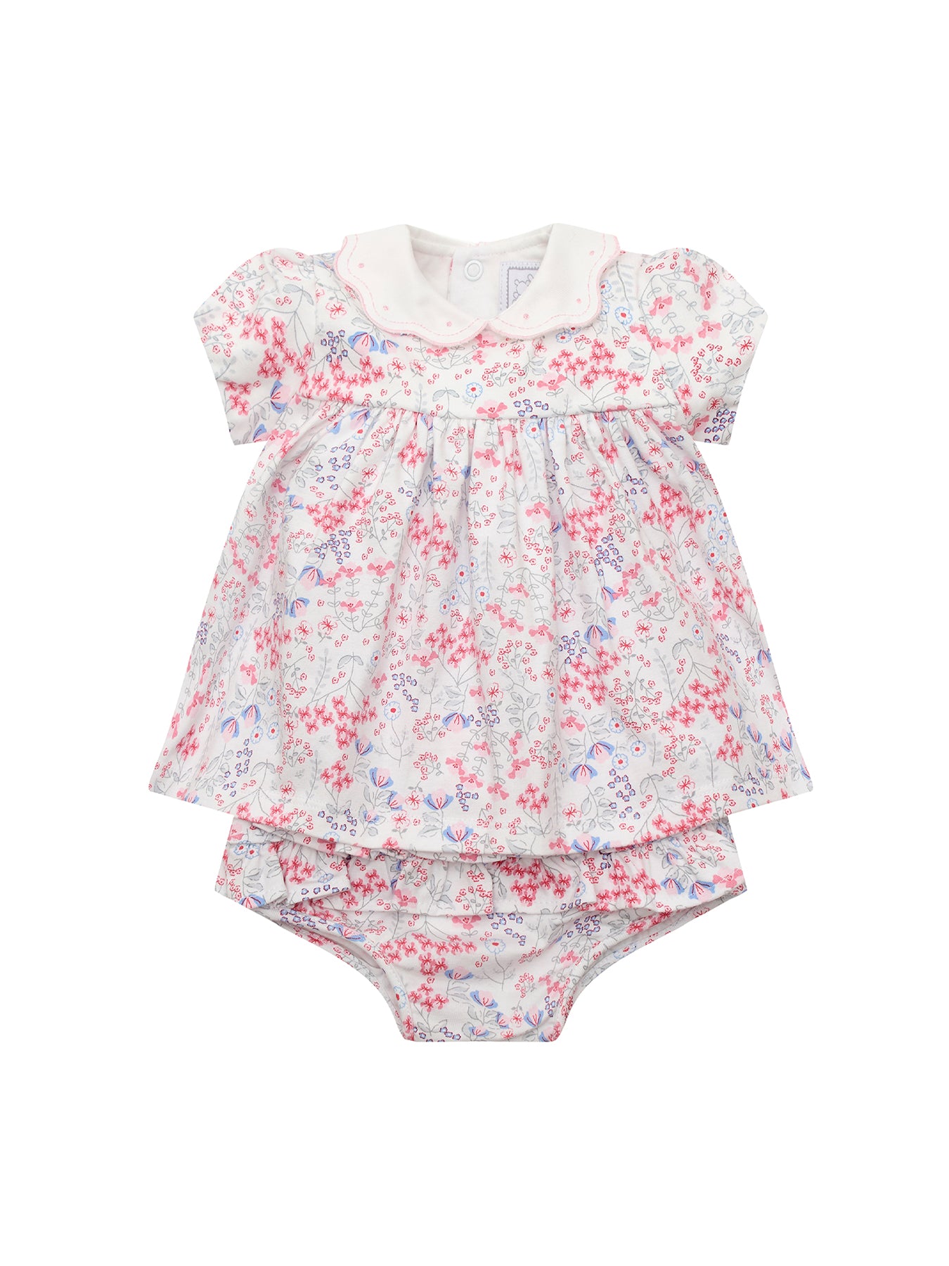 Baby Lola Printed Jersey Dress Pink