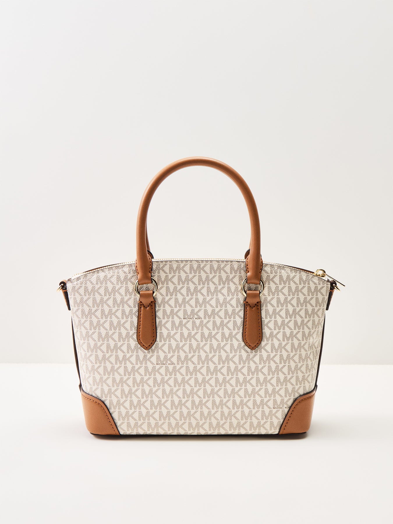 Murphy Signature Medium Dome Satchel Cream