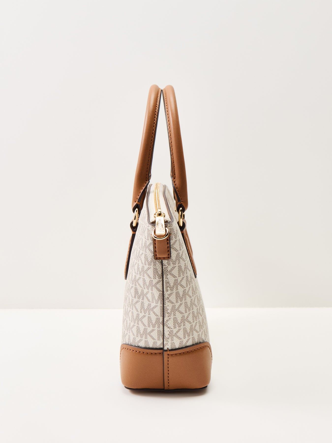 Murphy Signature Medium Dome Satchel Cream