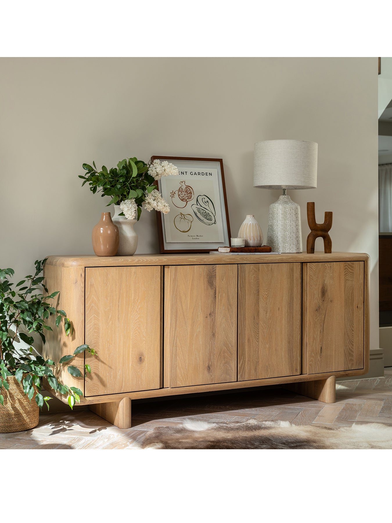 Folkstone Wide Sideboard Neutral