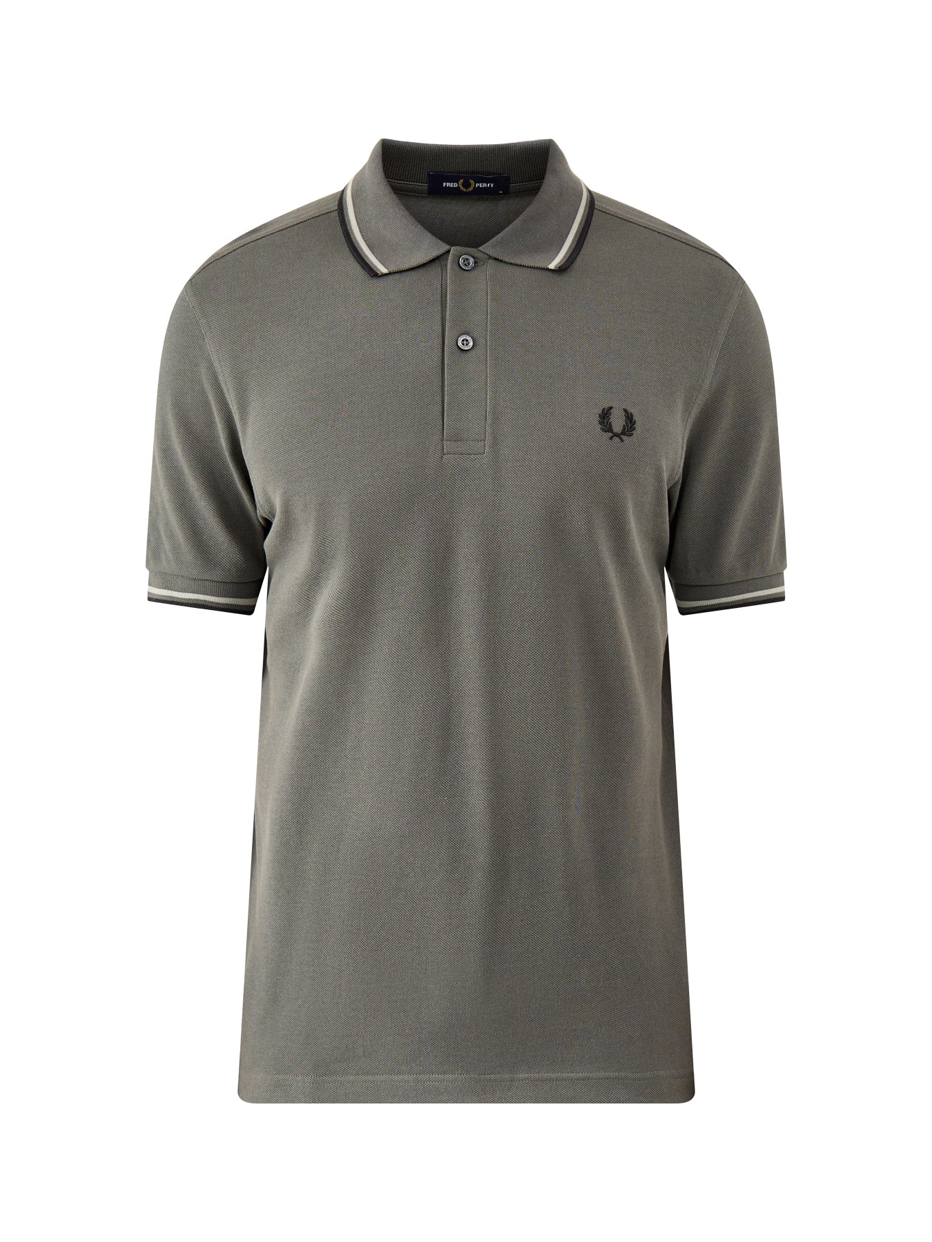 Twin Tipped Polo Shirt Khaki