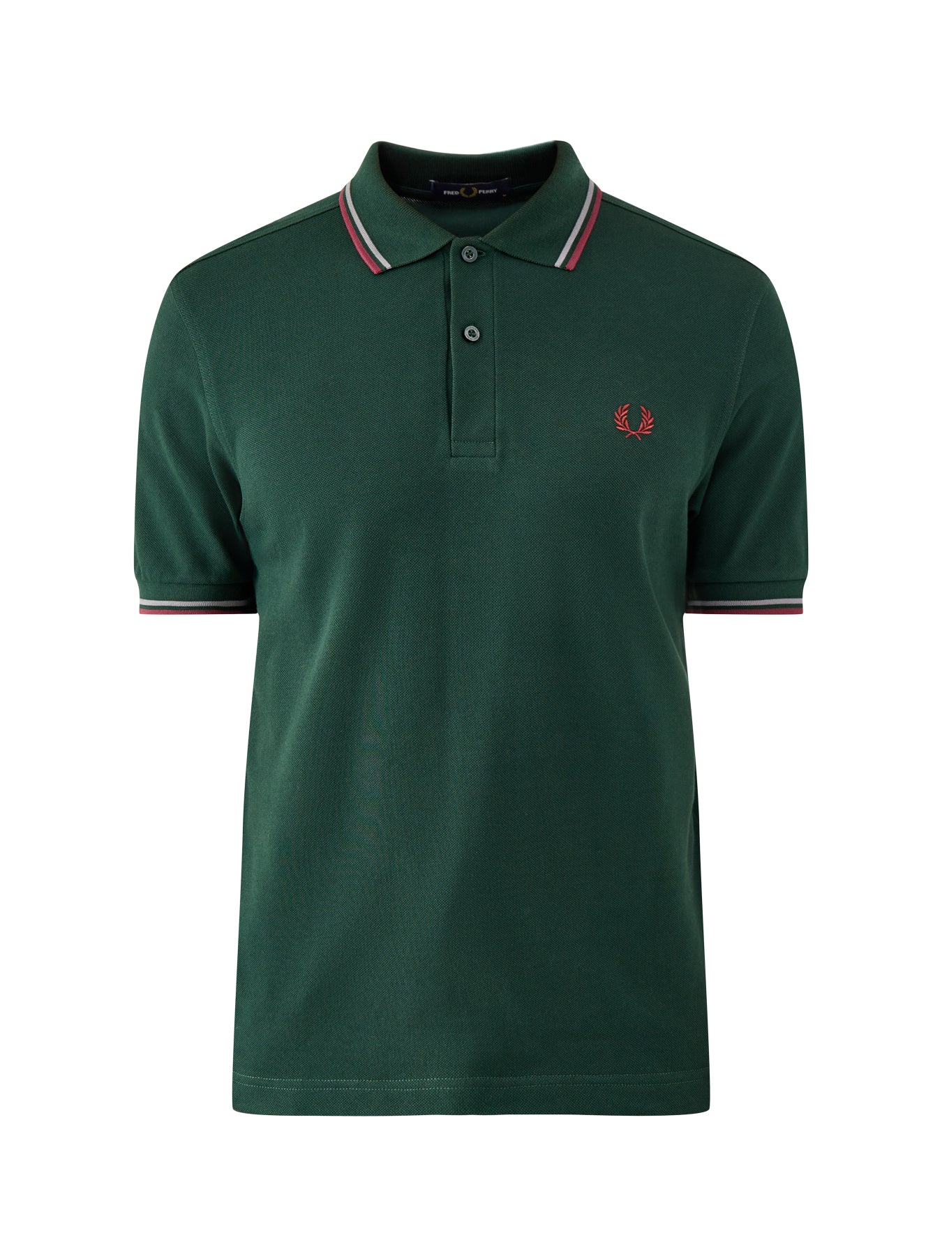 Twin Tipped Polo Shirt Green