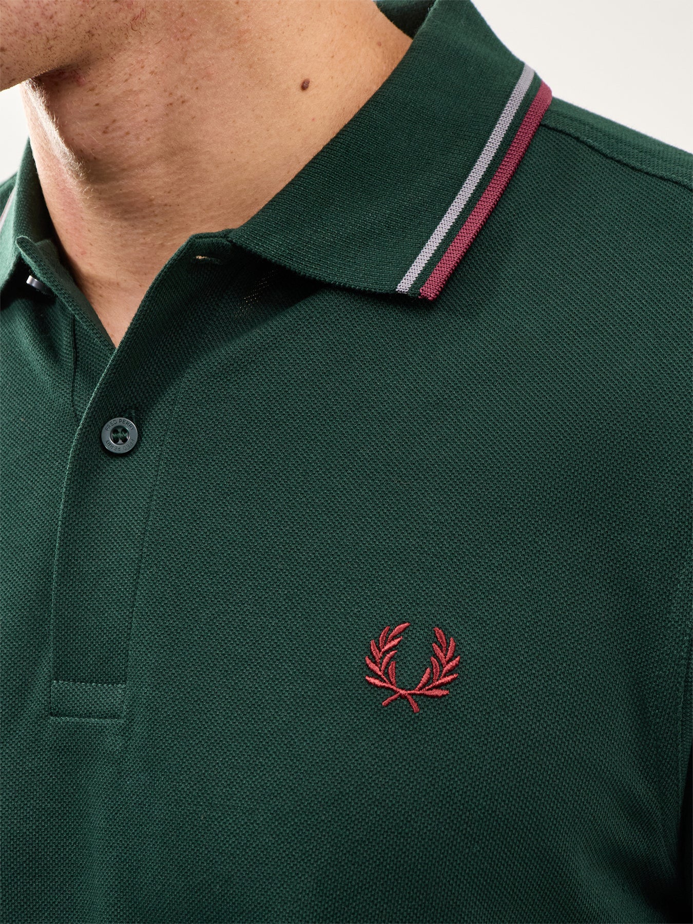 Twin Tipped Polo Shirt Green