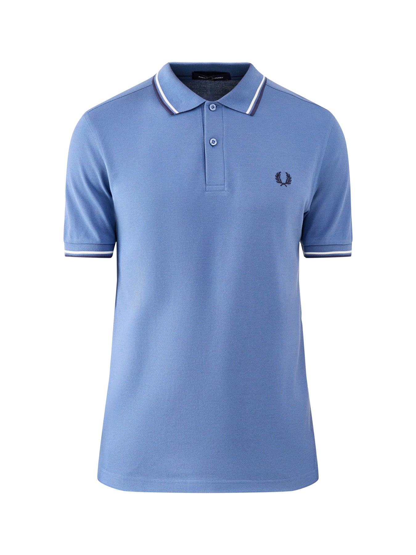 Twin Tipped Polo Shirt Blue