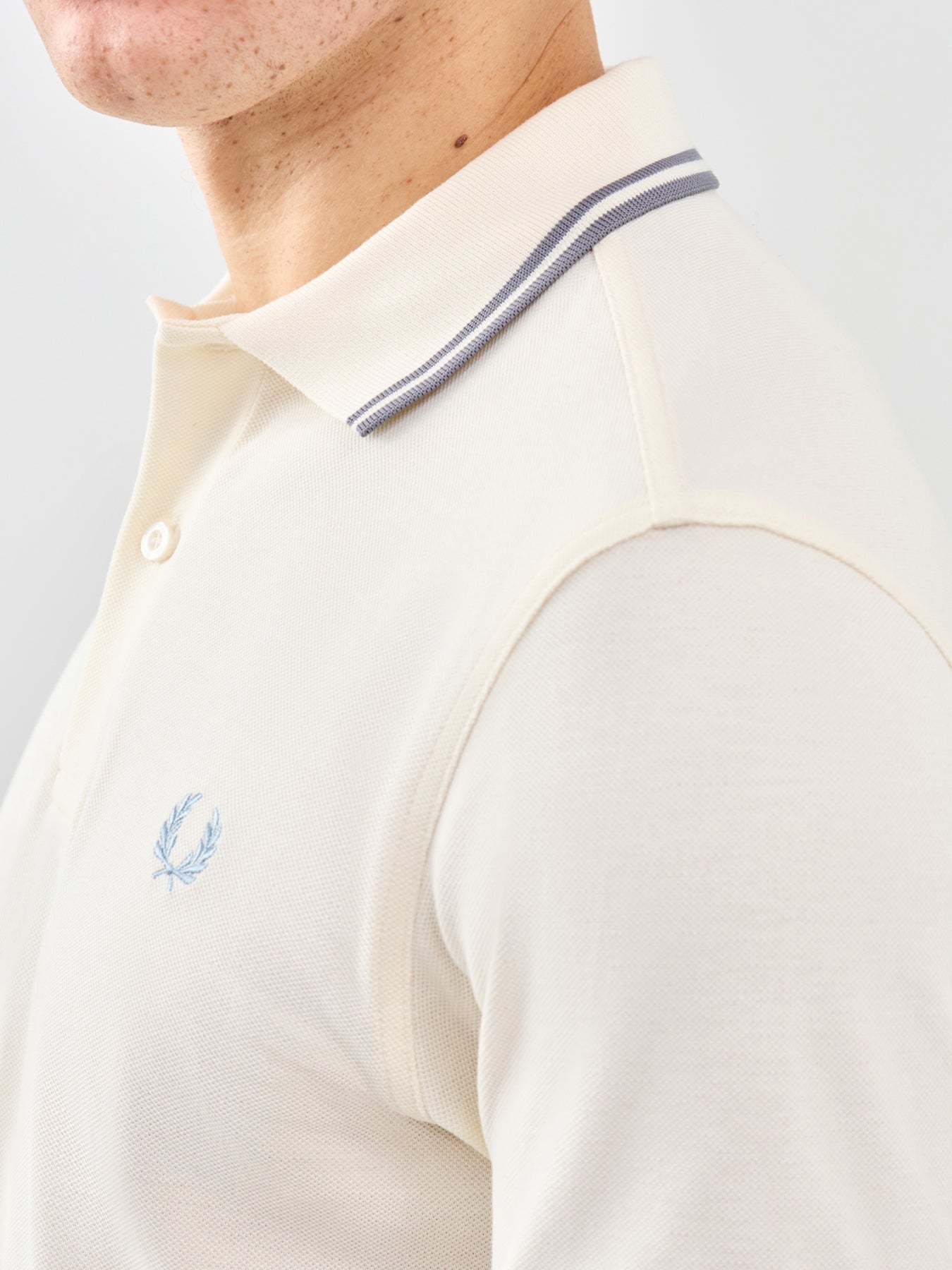 Twin Tipped Polo Shirt Cream