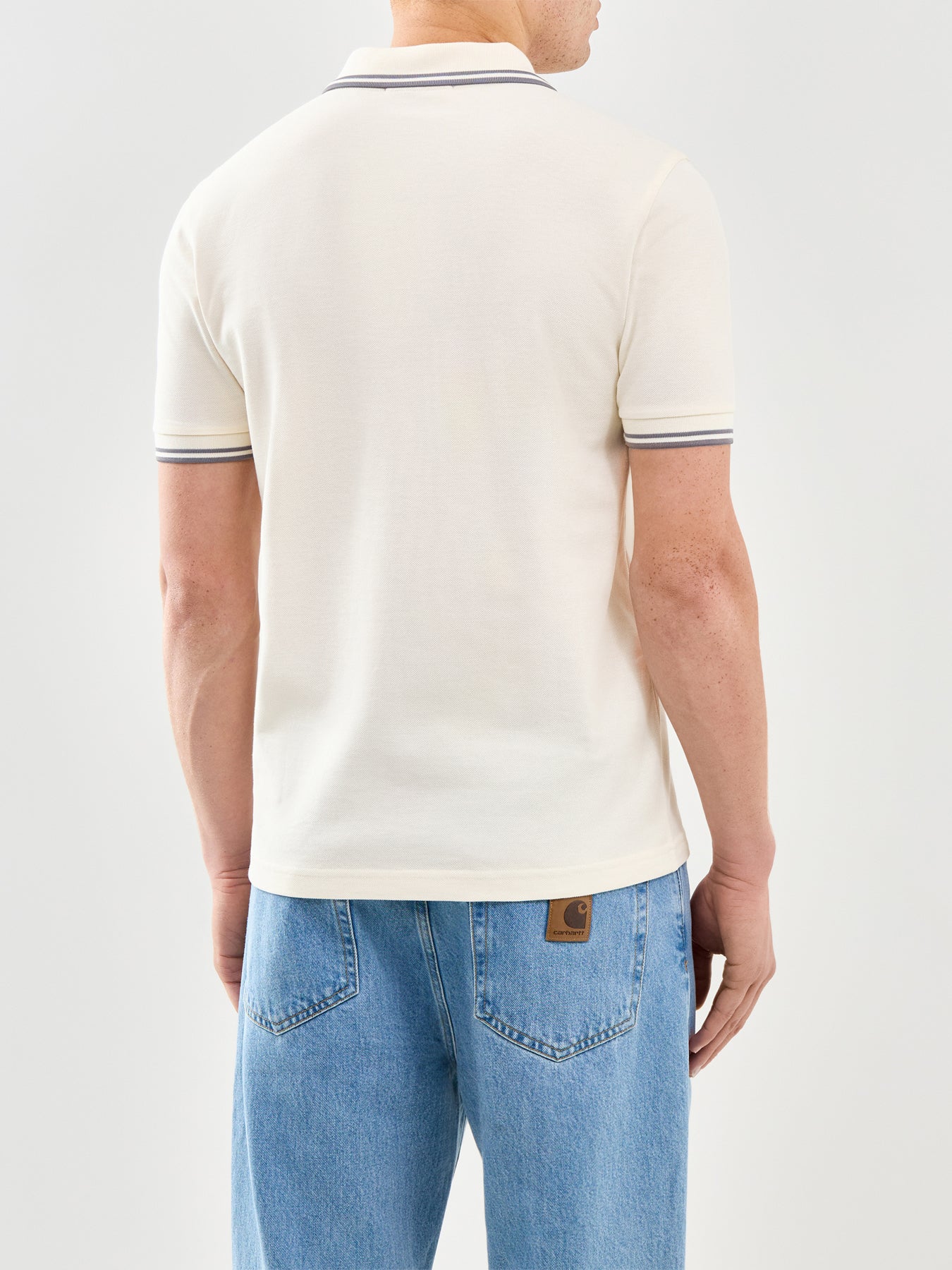 Twin Tipped Polo Shirt Cream