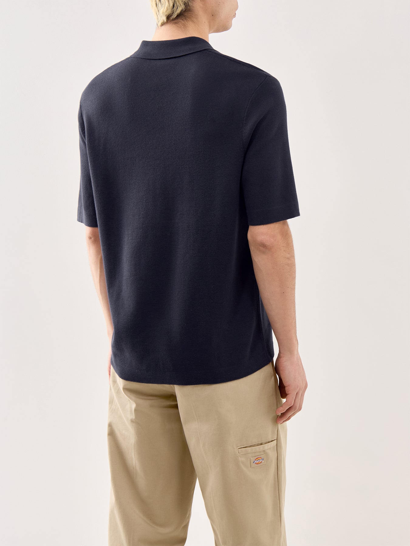 Tonal Vertical Stripe Shirt Navy