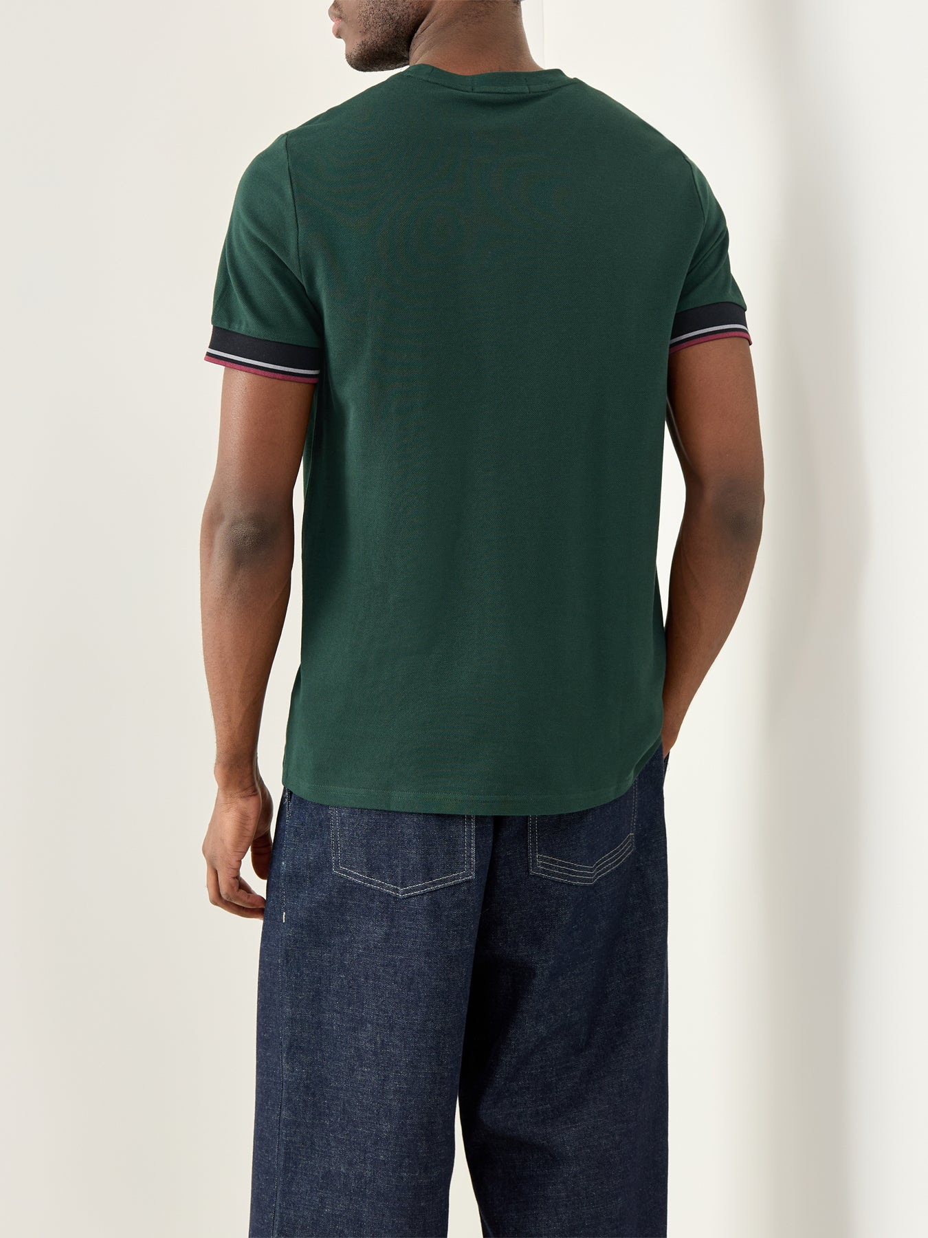 Twin Tipped Cuff T-Shirt Green