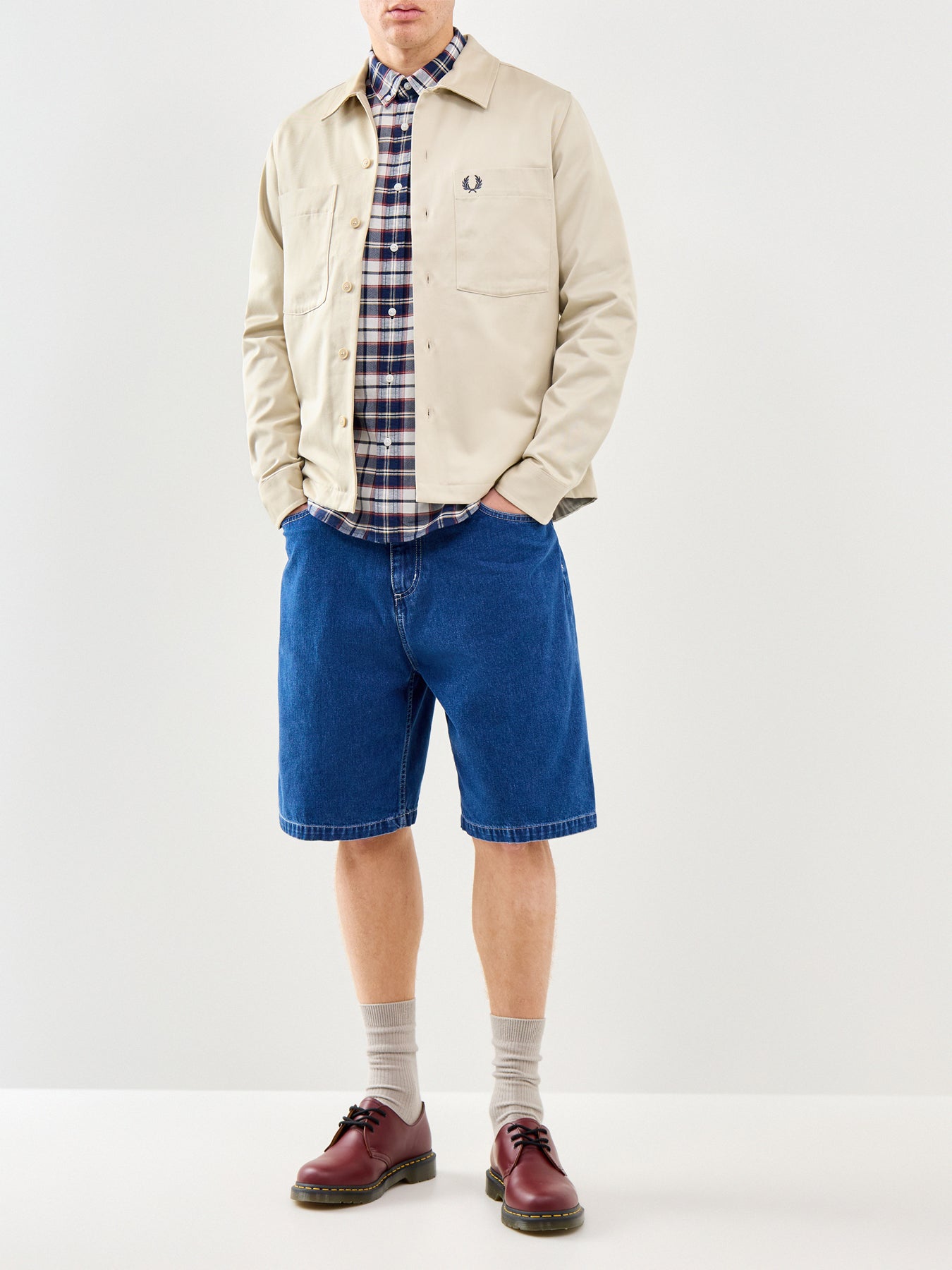 Twill Overshirt Cream