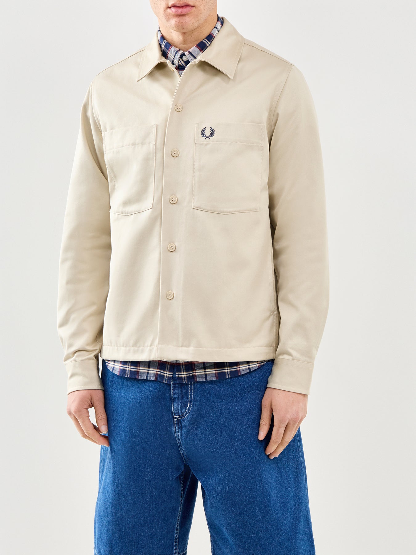 Twill Overshirt Cream