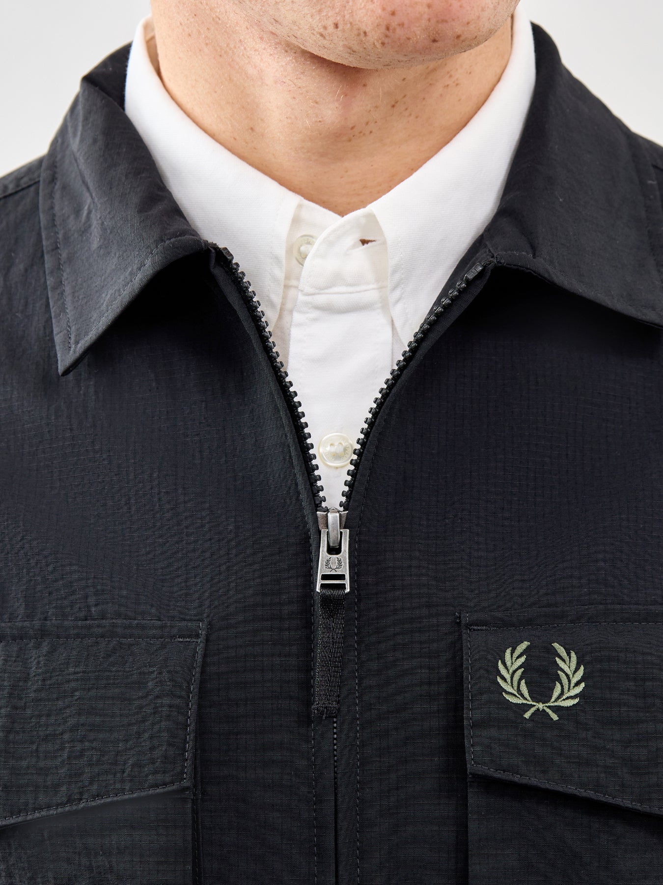 Ripstop Overshirt Black