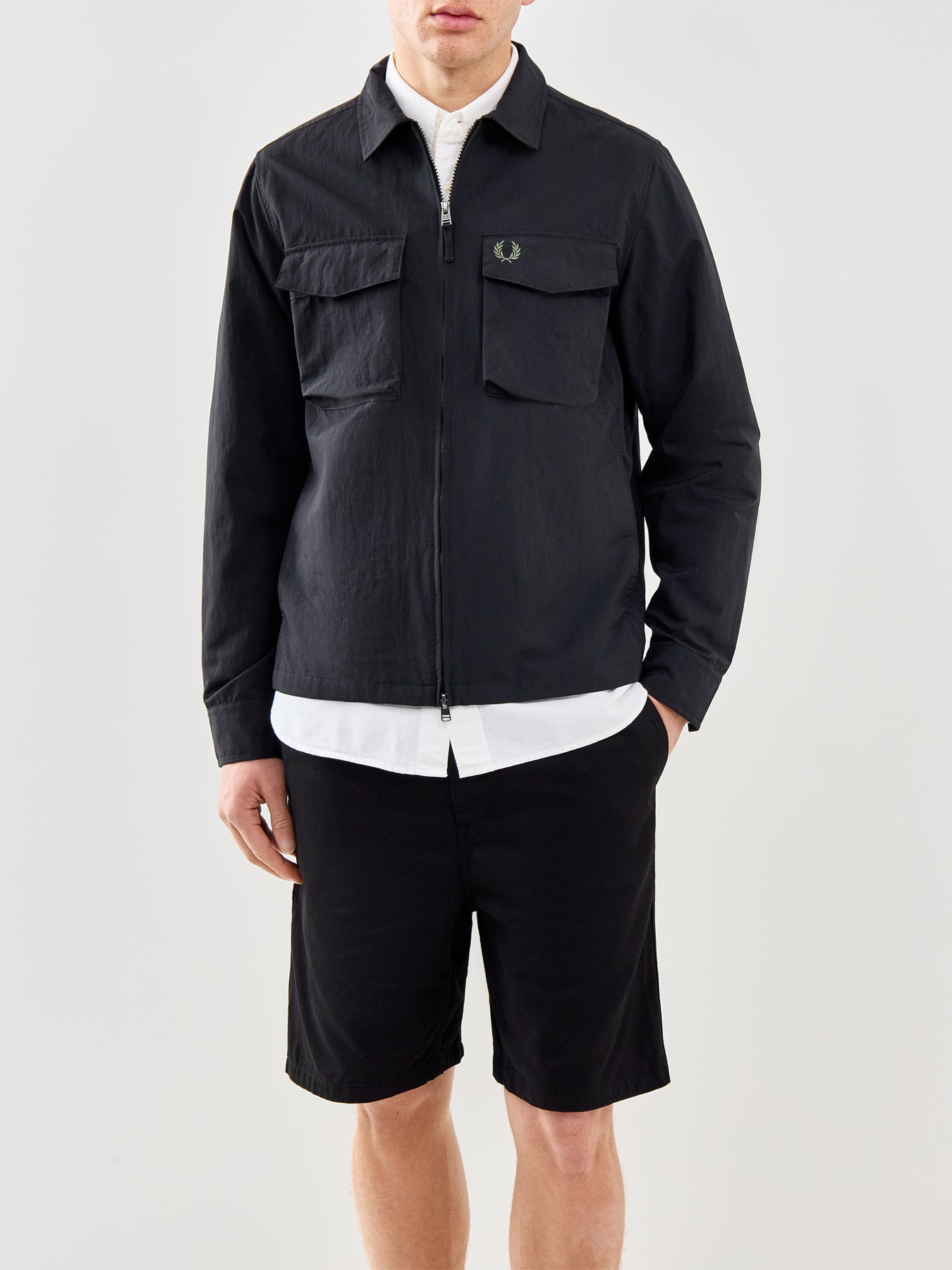 Ripstop Overshirt Black