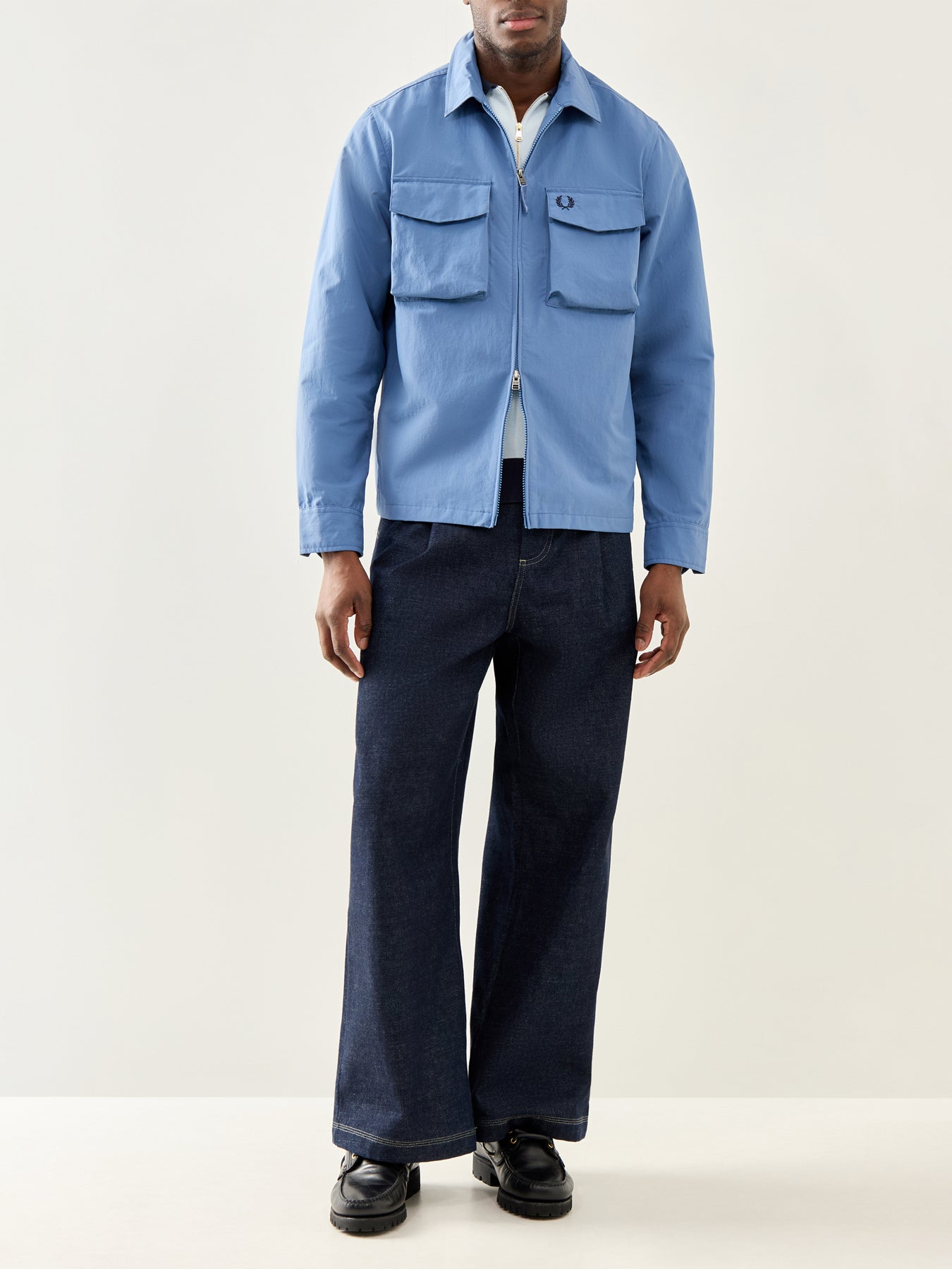 Ripstop Pocket Overshirt Blue