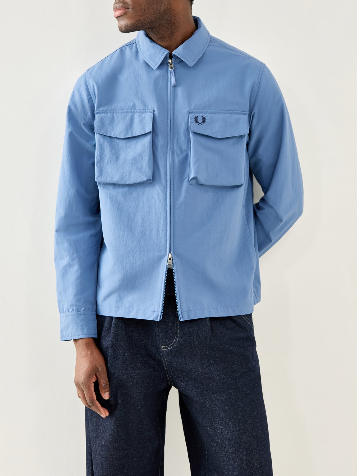 Ripstop Pocket Overshirt Blue
