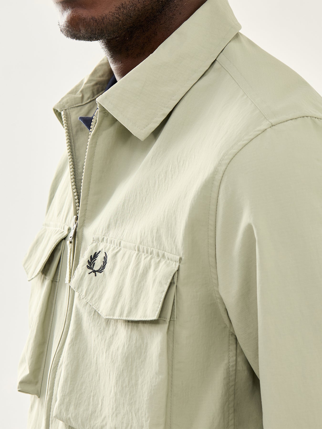 Ripstop Pocket Overshirt Green