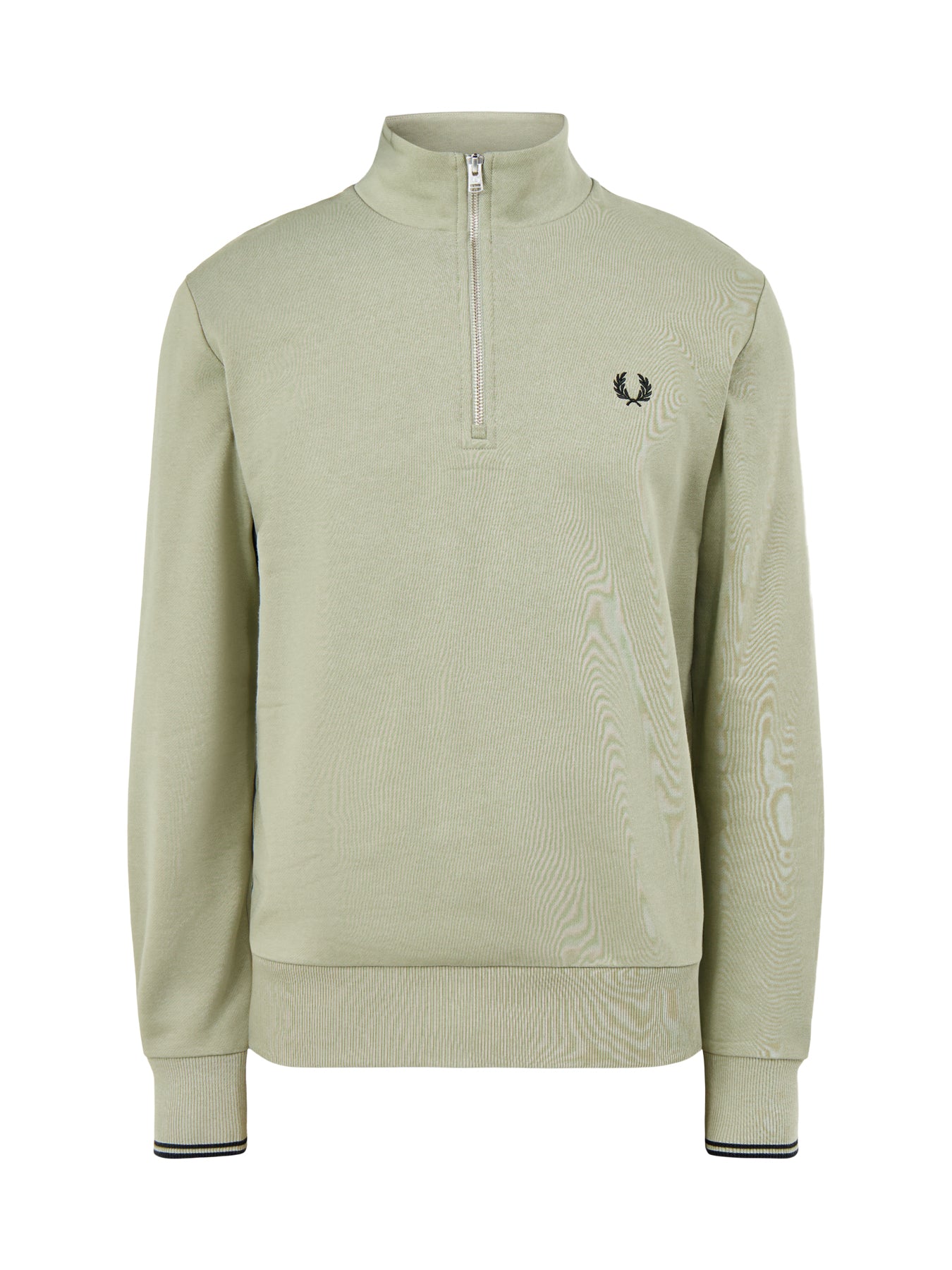 Fred Perry Half Zip Sweatshirt Green