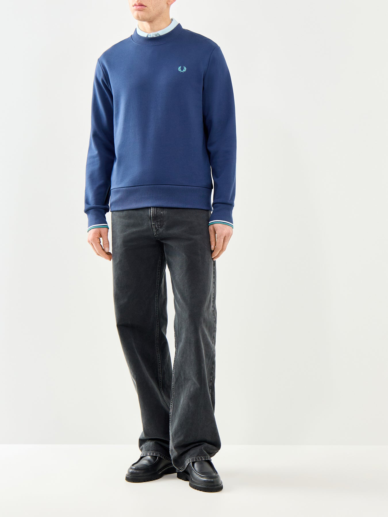 Crew Neck Sweatshirt Navy