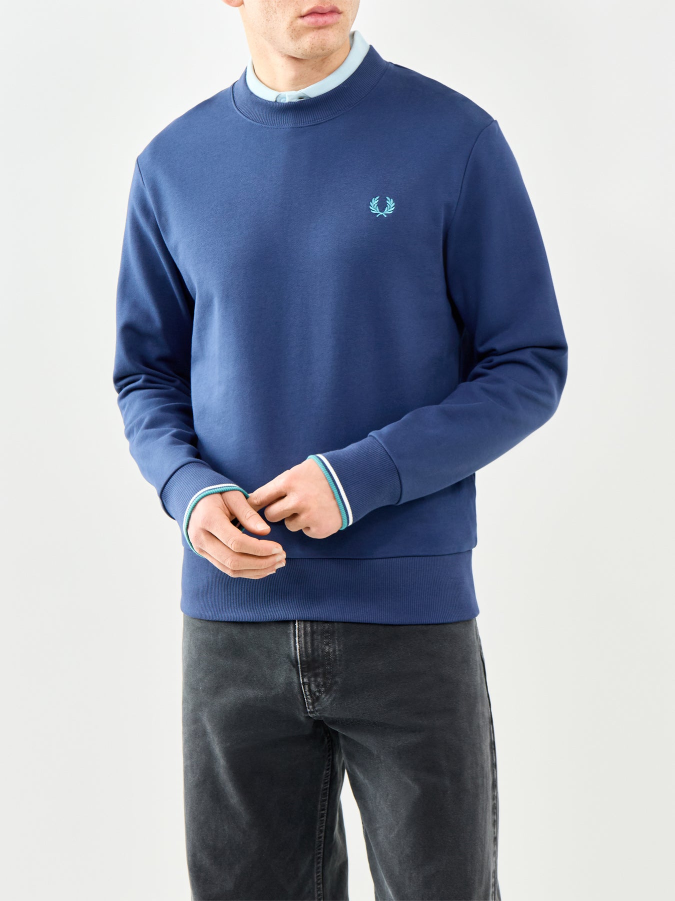 Crew Neck Sweatshirt Navy
