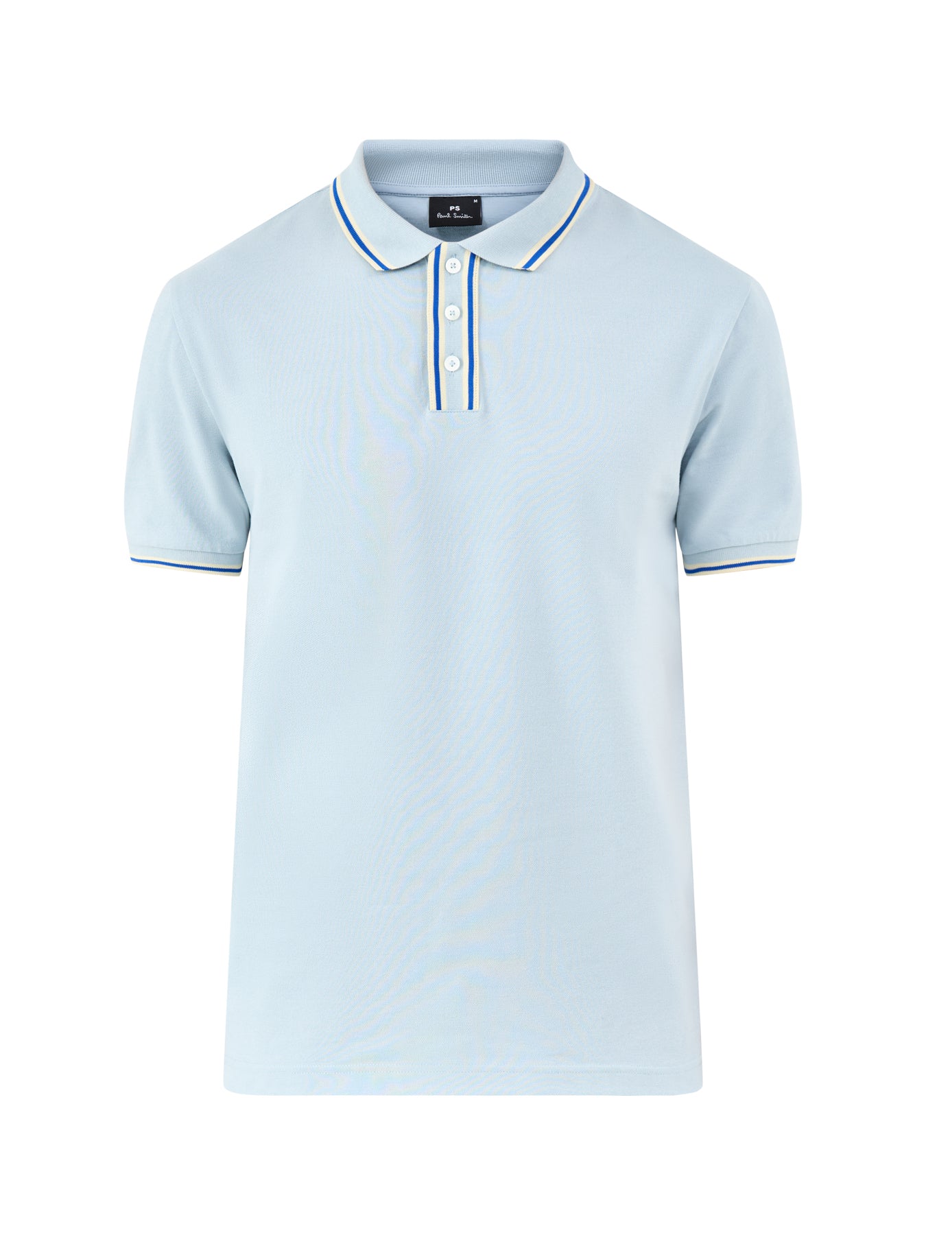 Striped Polo Shirt Blue