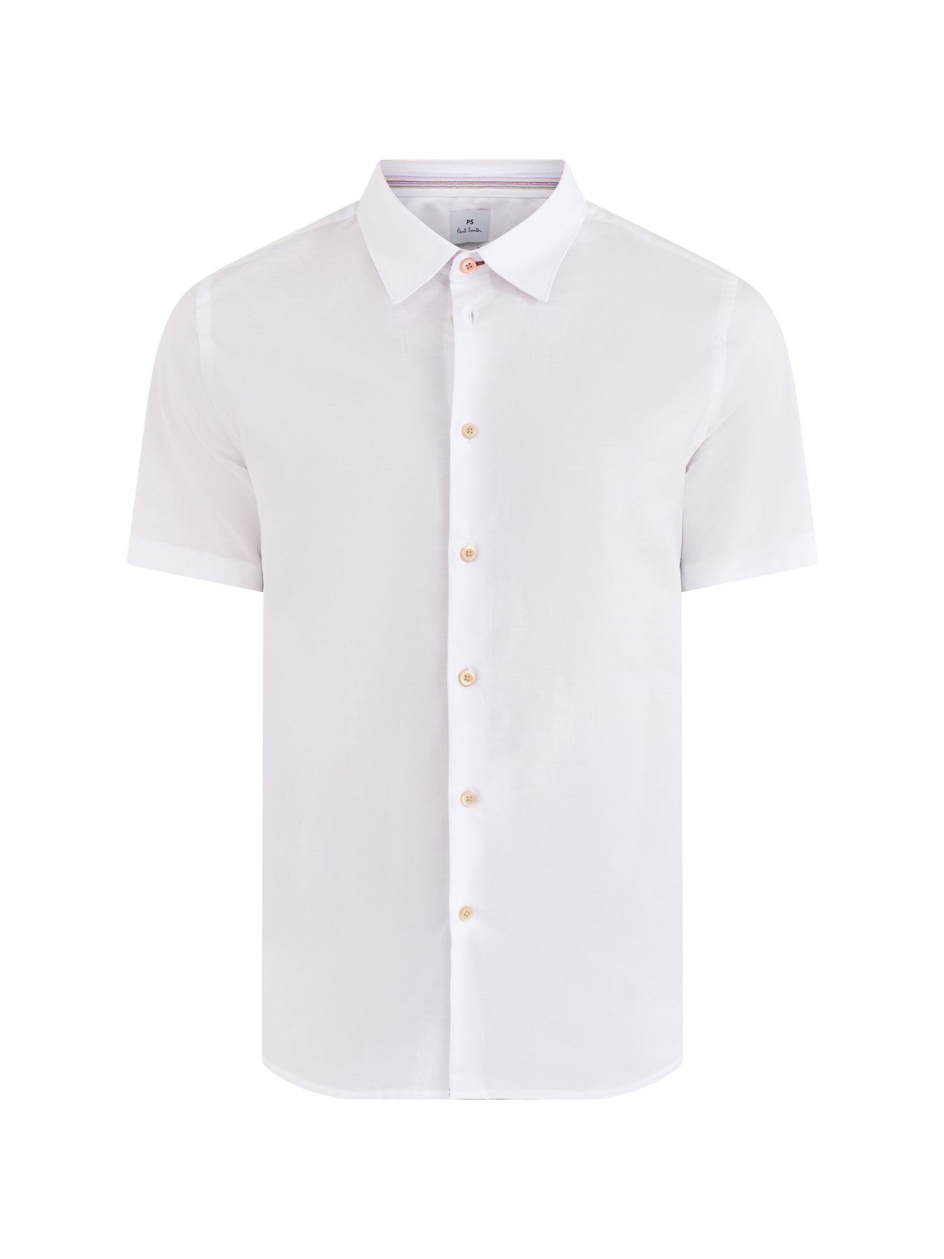 Boxy Oxford Short Sleeve Shirt White