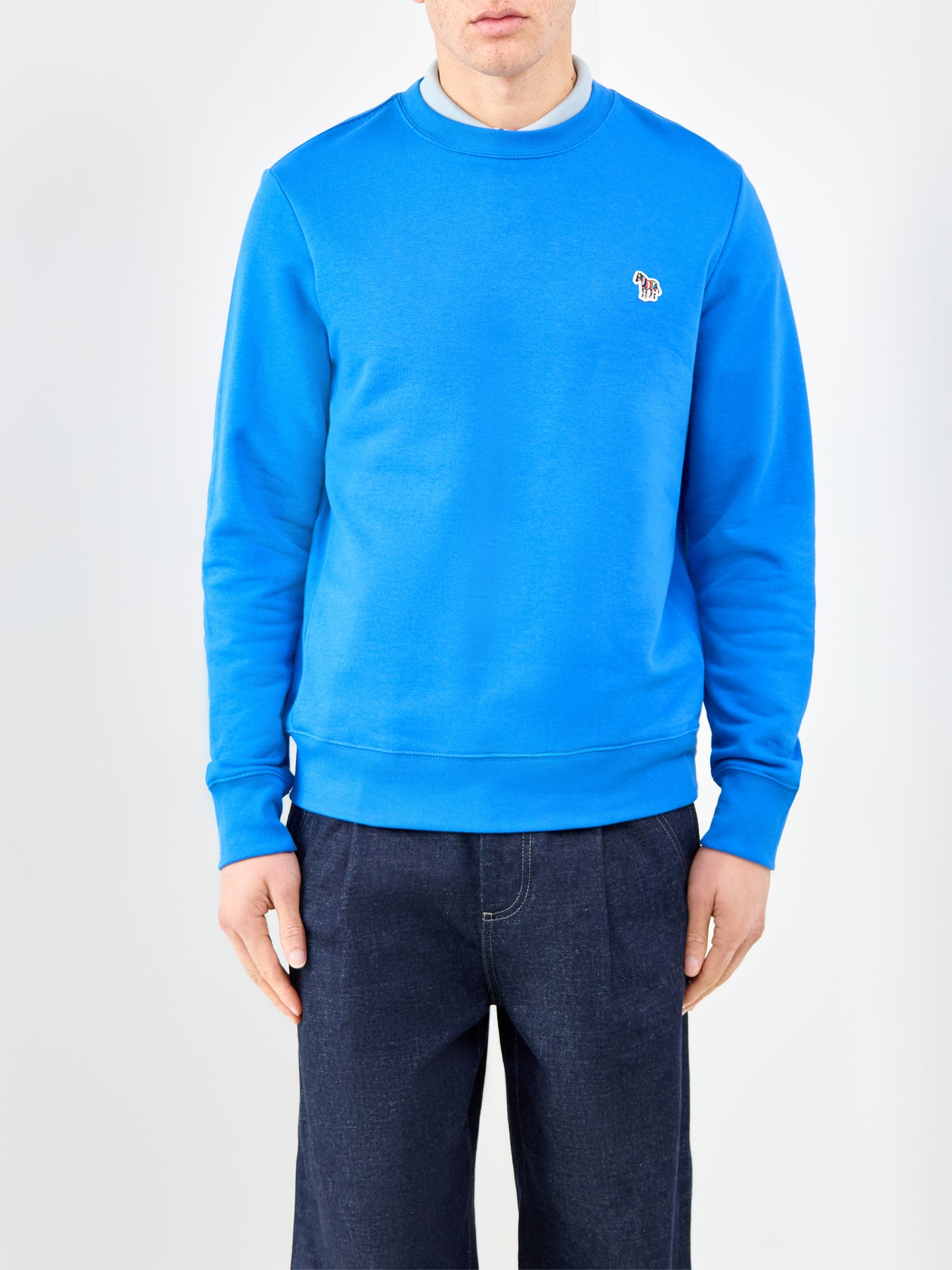 Zebra Logo Sweatshirt Blue