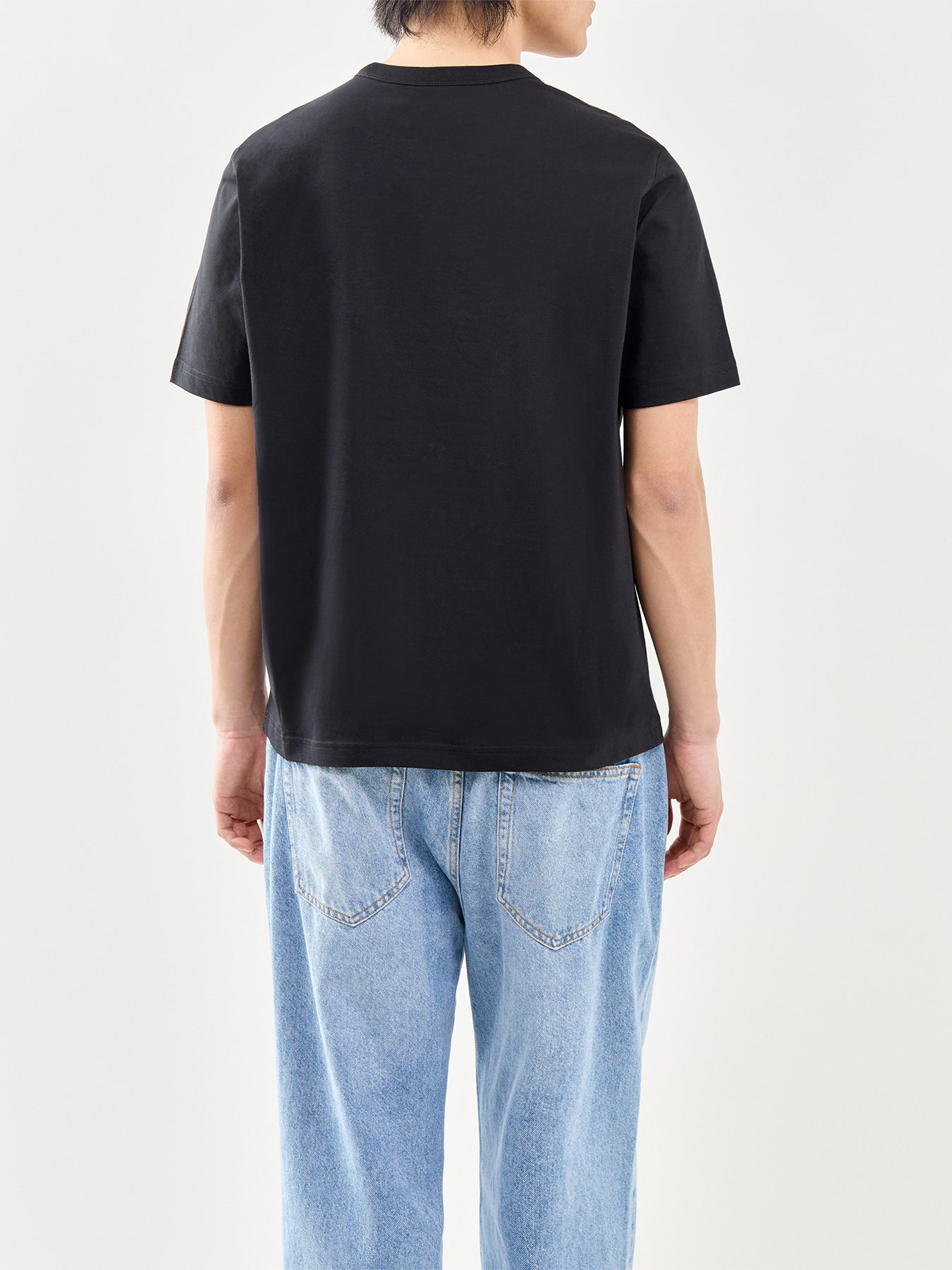 Shark Graphic Organic Cotton T-Shirt Black