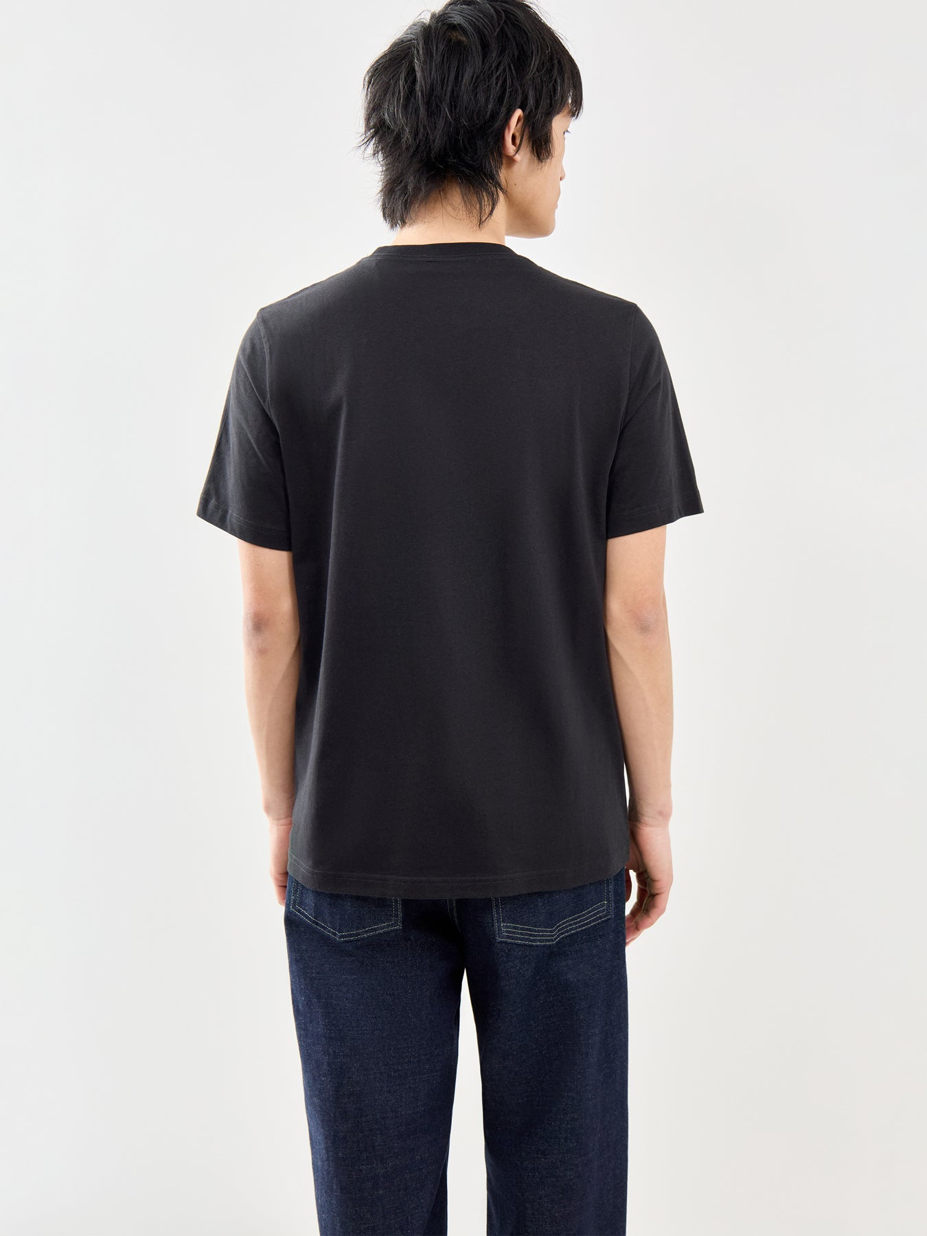 Flying Zebra Graphic Organic Cotton T-Shirt Black