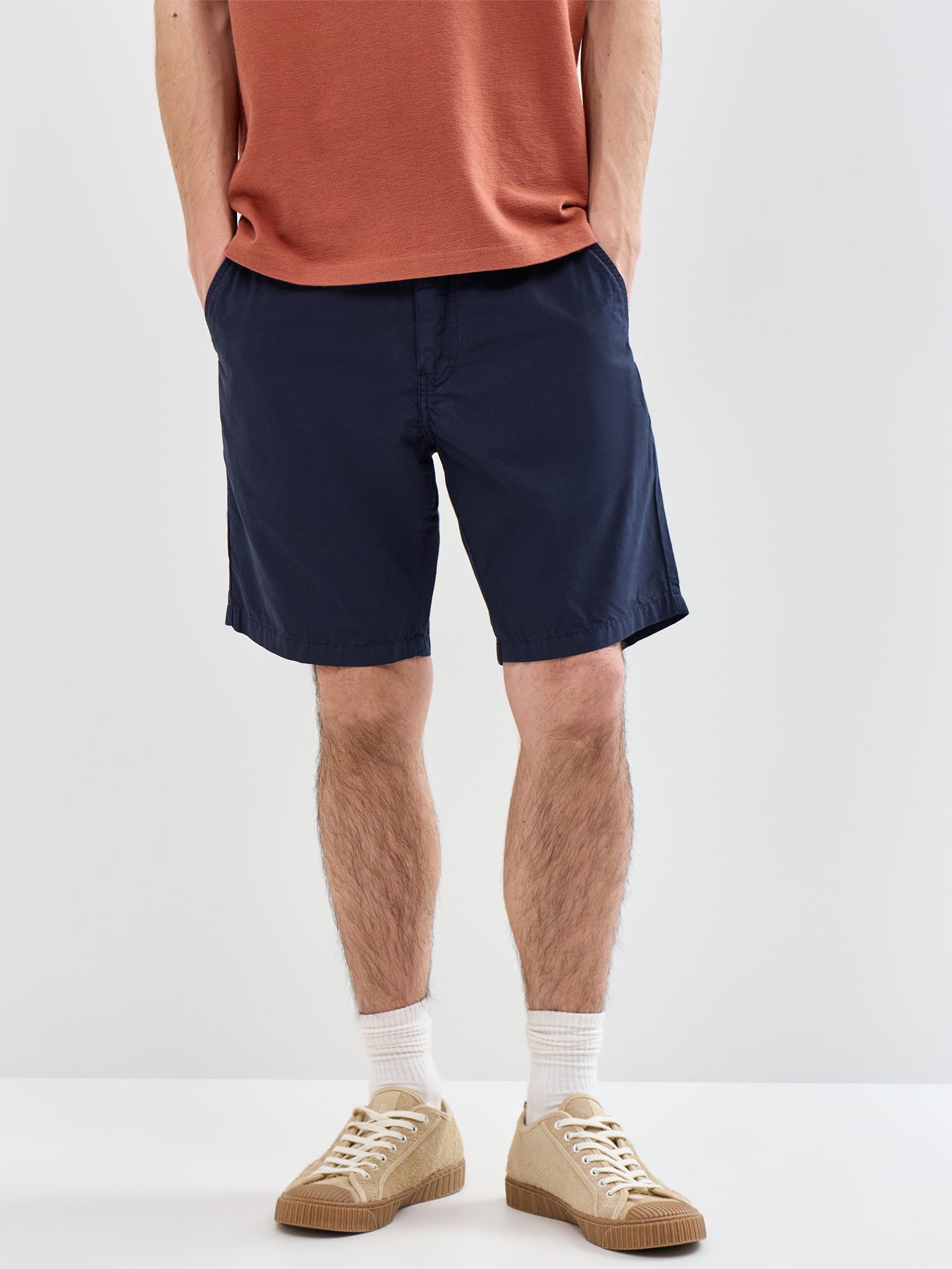 Classic Light Cotton Shorts Blue