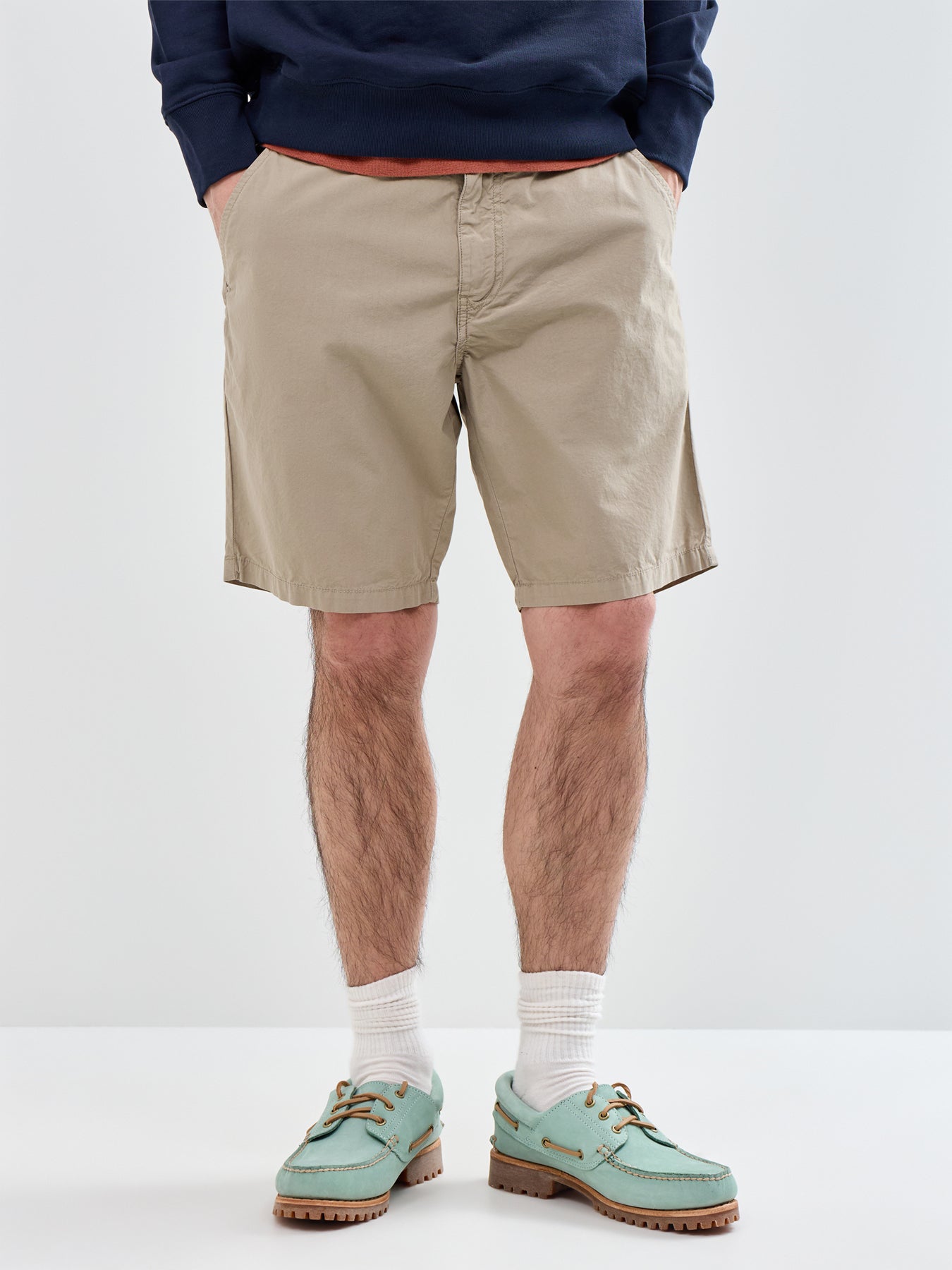 Classic Light Cotton Shorts Brown