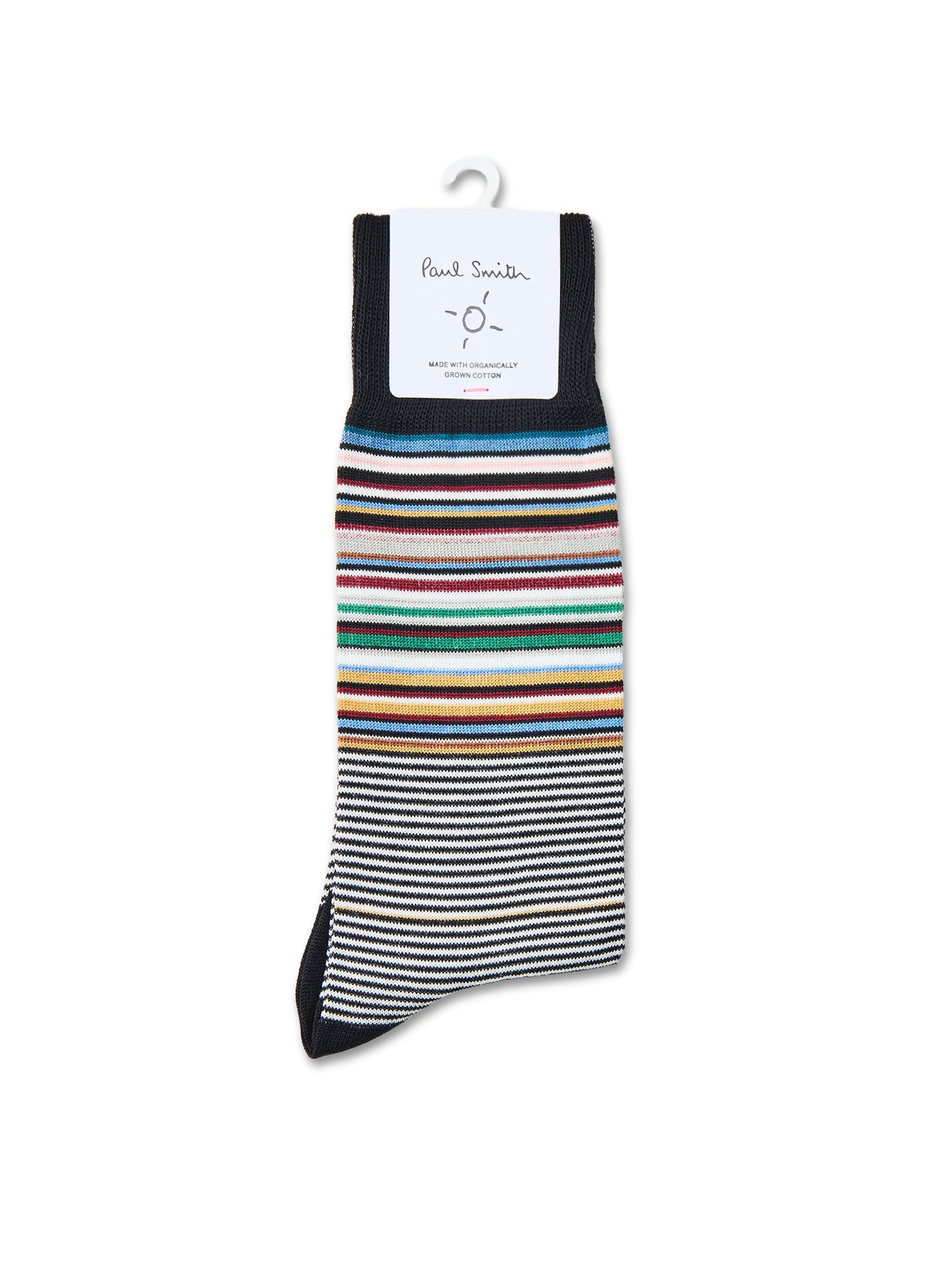 Nash Odd Stripe Crew Socks Black