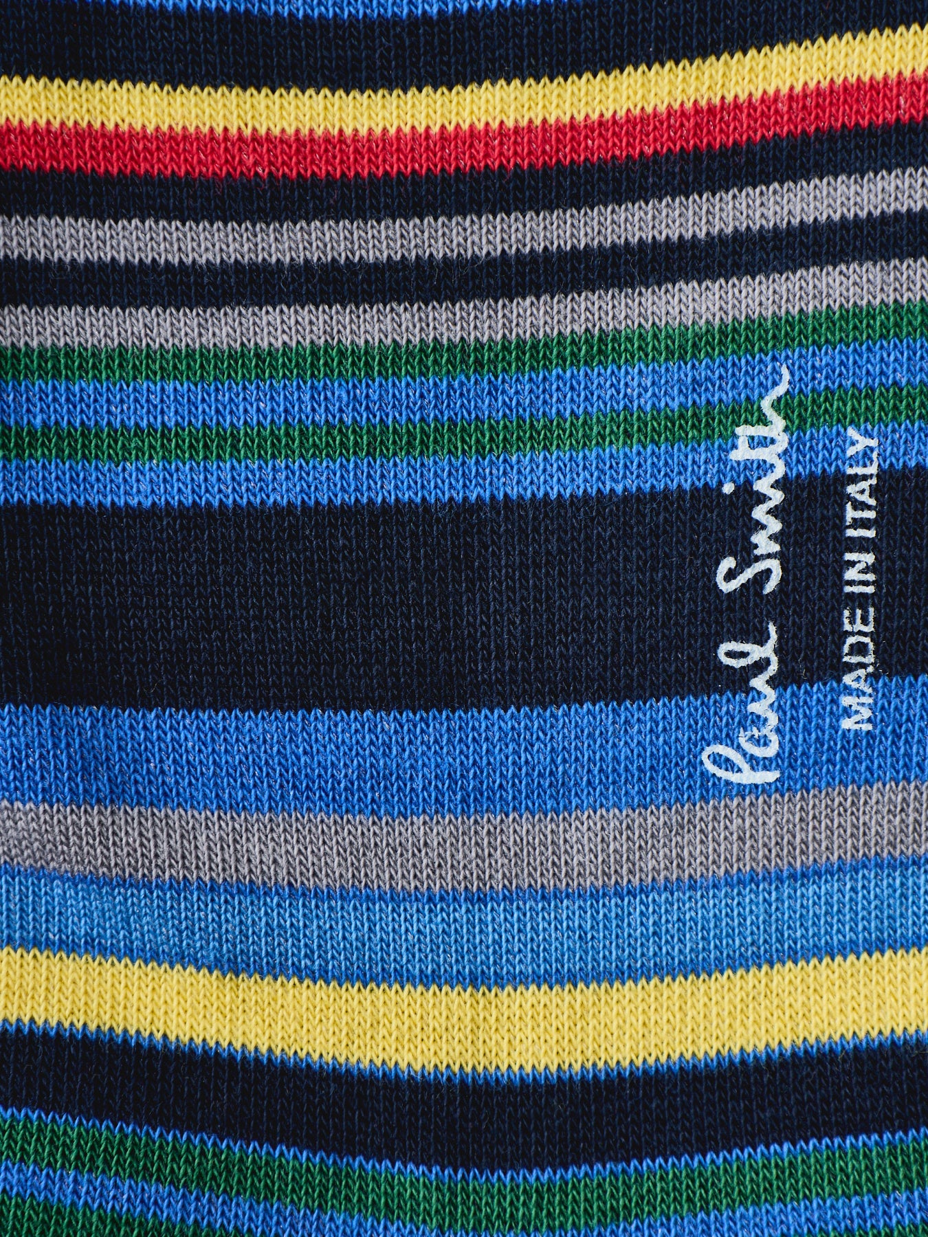 Striped Crew Socks Navy
